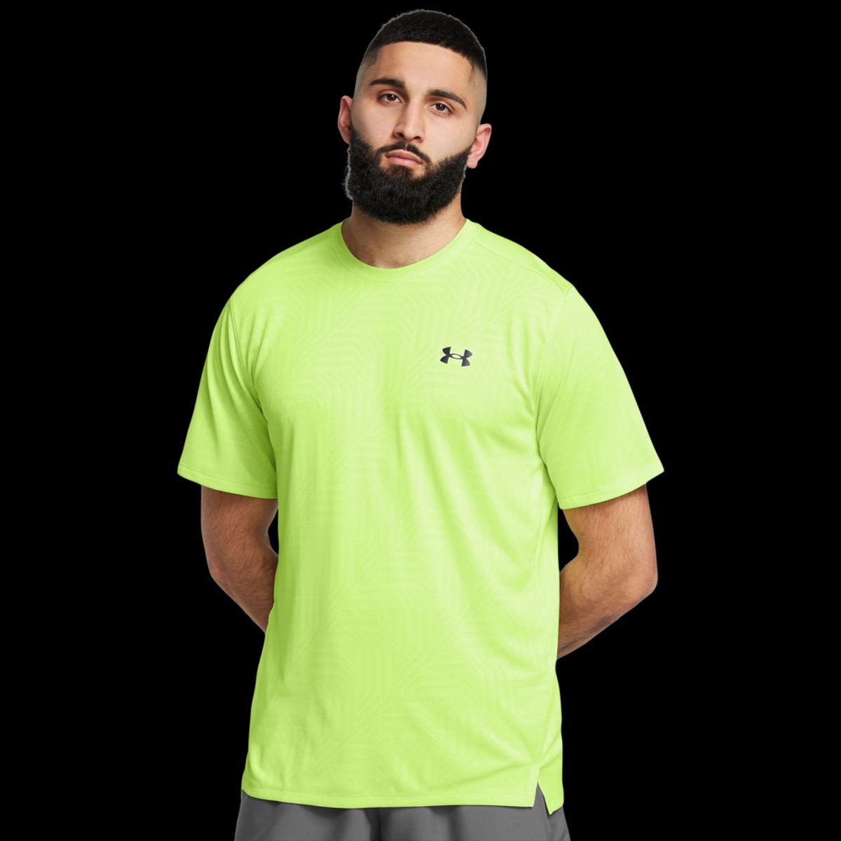 Under Armour Mænds - Tech Vent Geotessa SS - Morph Green 3XL