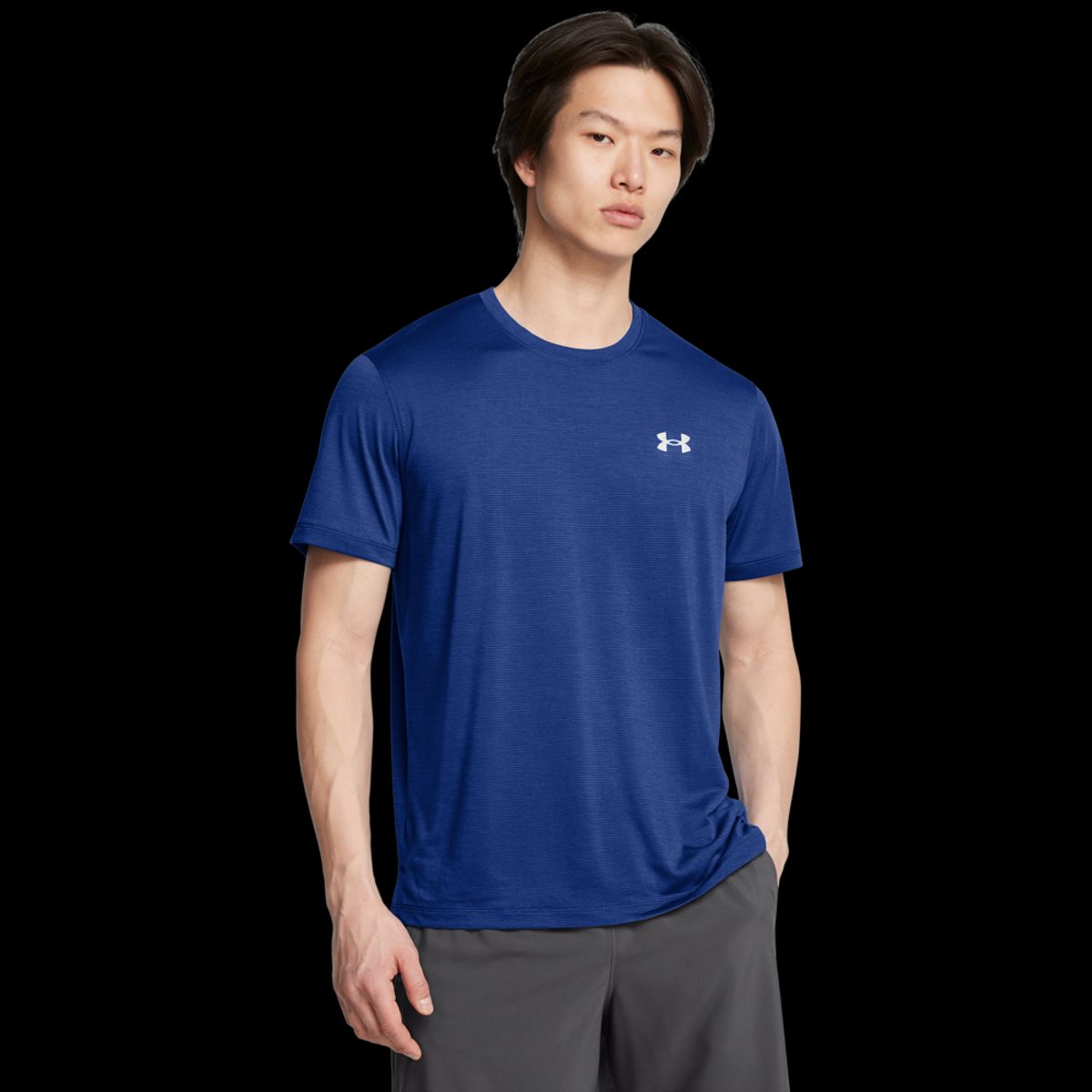 Under Armour Mænds - Launch Shortsleeve - Tech Blue S