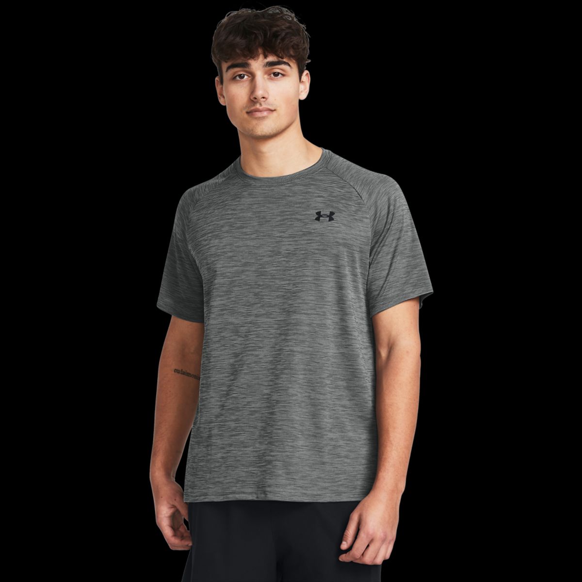 Under Armour Mænds - Tech Textured SS - Castlerock 3XL