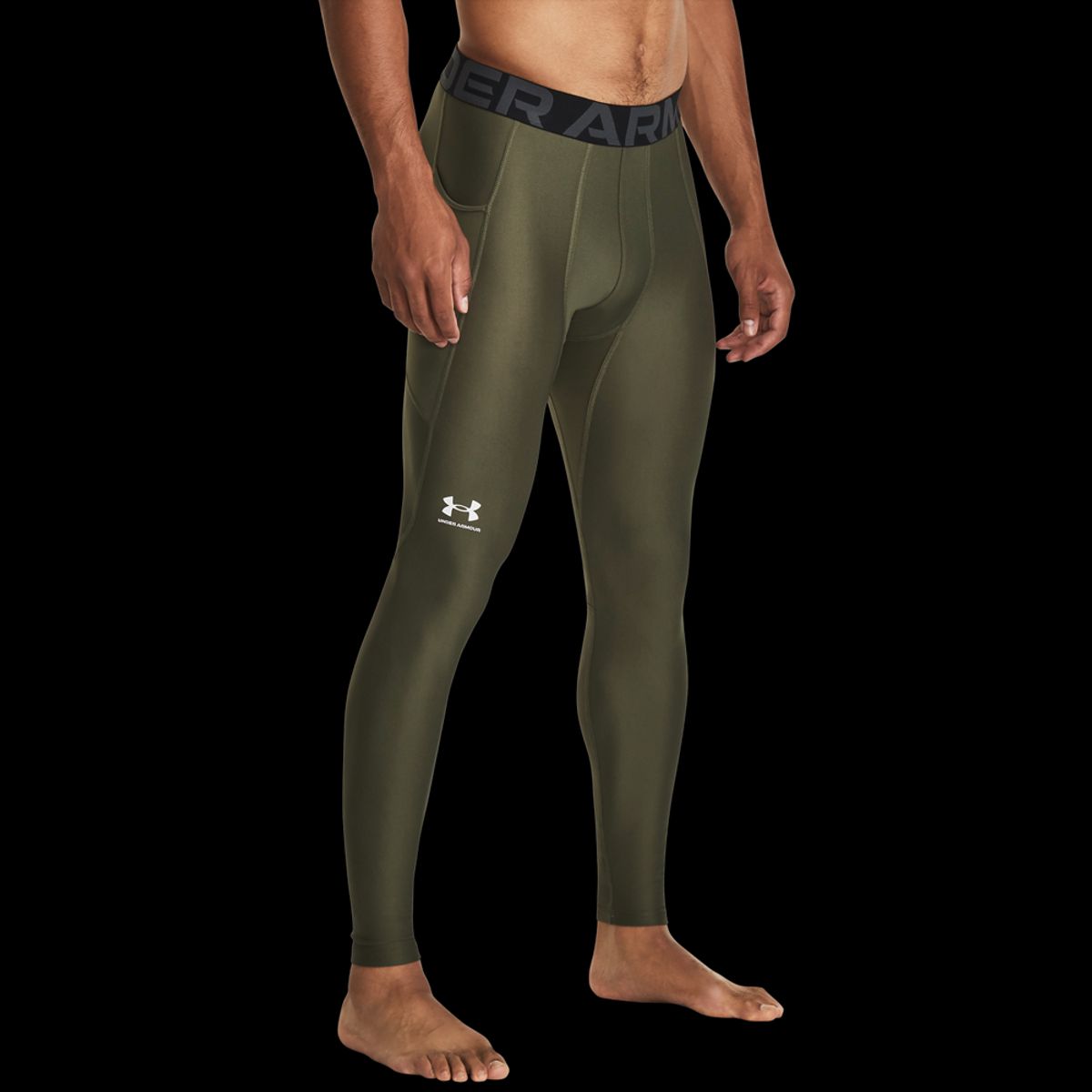 Under Armour Mænds - HeatGear Leggings - Marine Green XXL