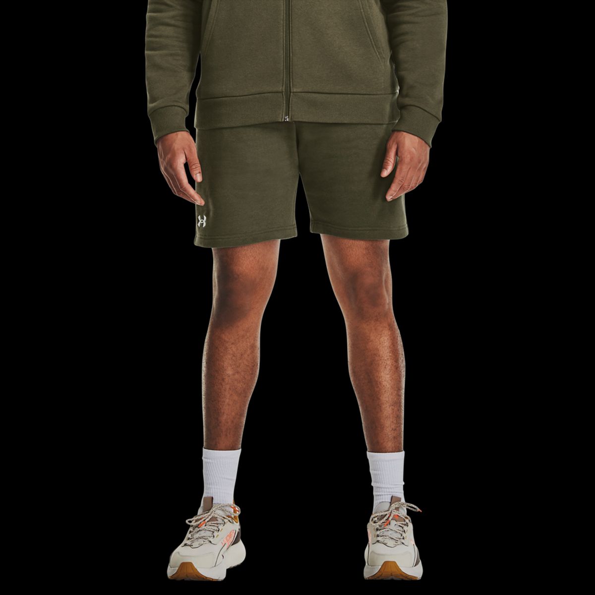 Under Armour Mænds - Rival Fleece Shorts - Marine Green M