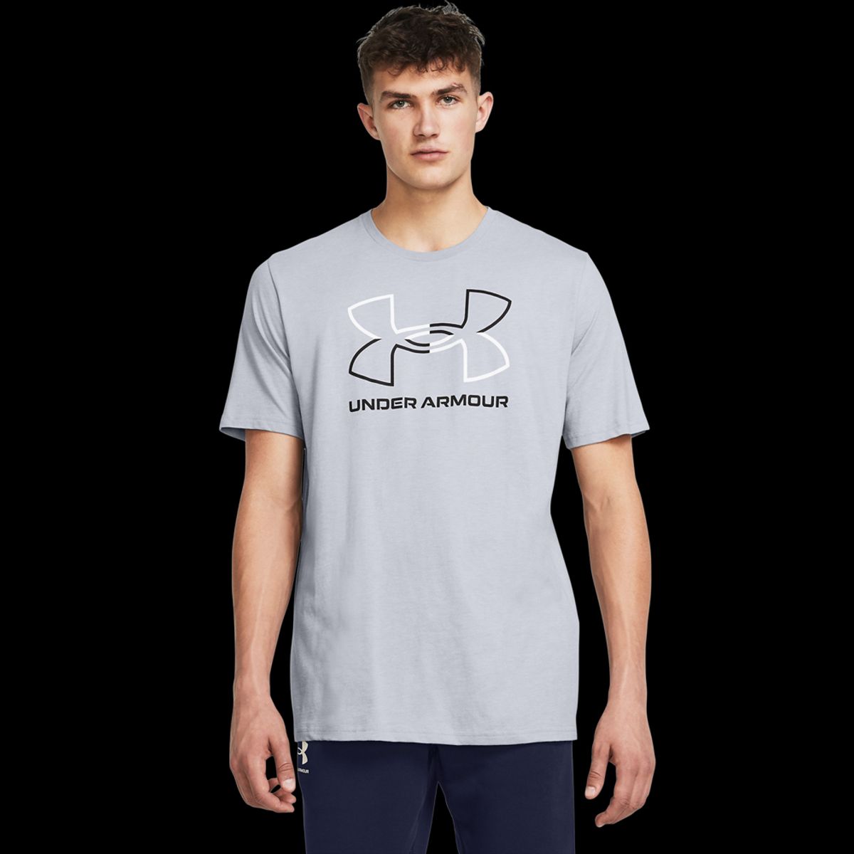 Under Armour Mænds - Foundation Shortsleeve - Mod Gray S