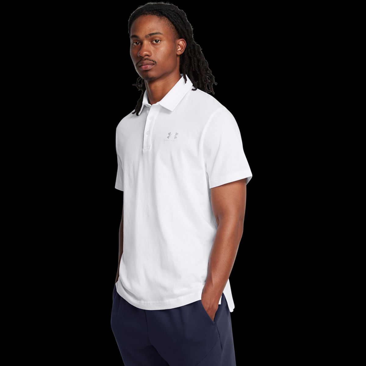 Under Armour Mænds - Icon Polo - White M