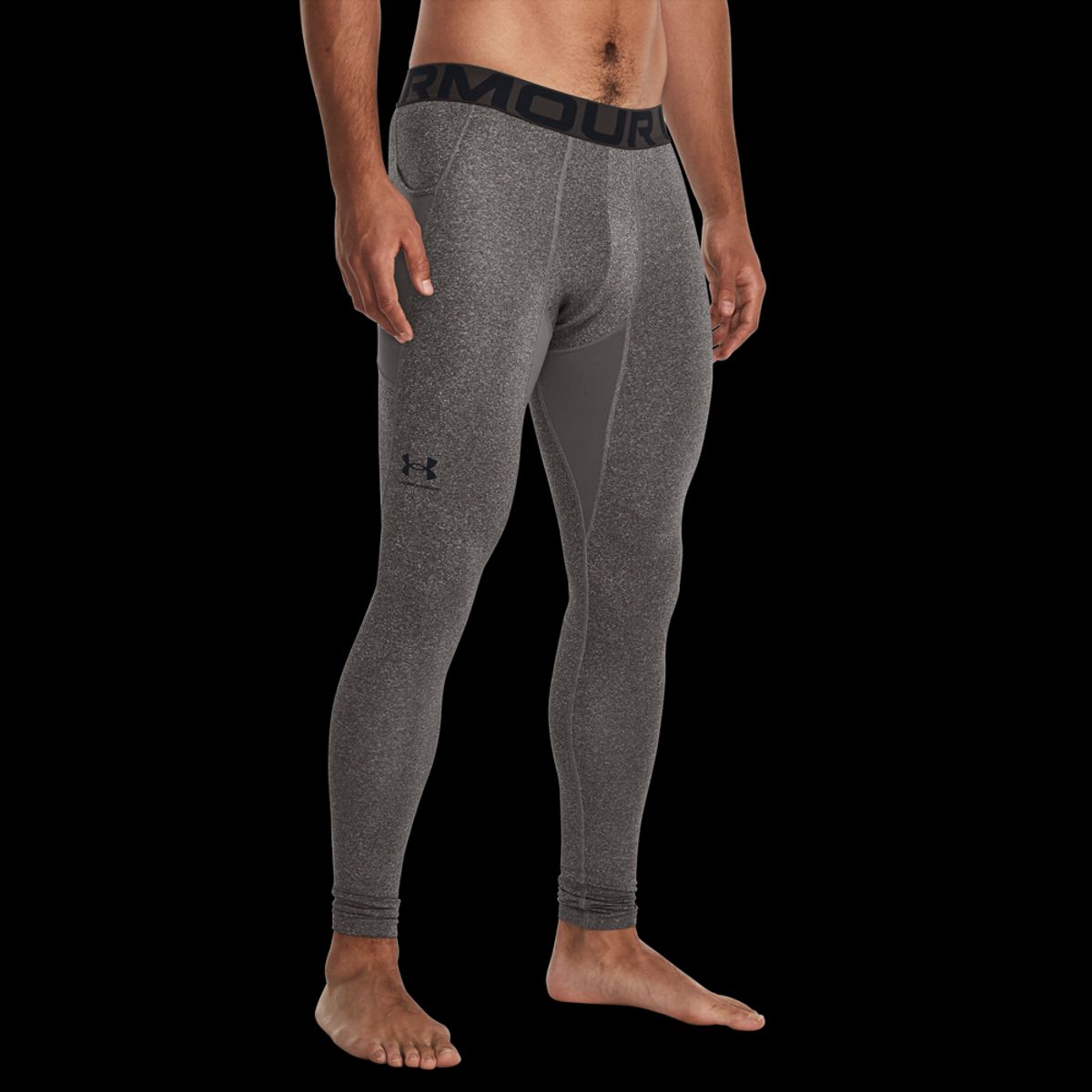 Under Armour Mænds - Coldgear Armour Leggings - Charcoal Light Heather XL