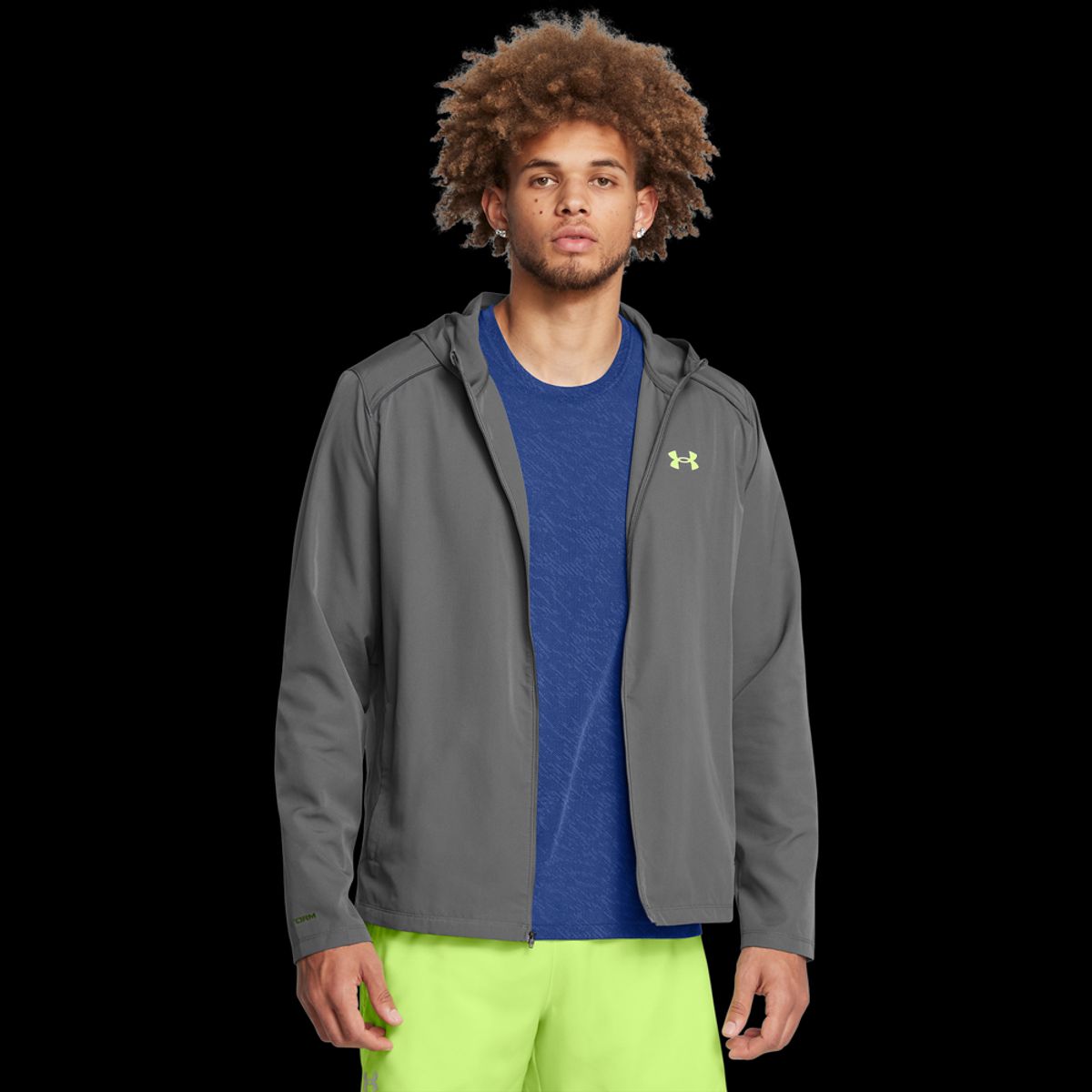 Under Armour Mænds - Storm Run Hooded Jacket - Castlerock S