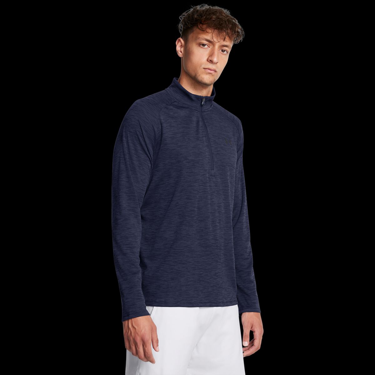 Under Armour Mænds - Tech Textured 1/2 Zip - Midnight Navy XL