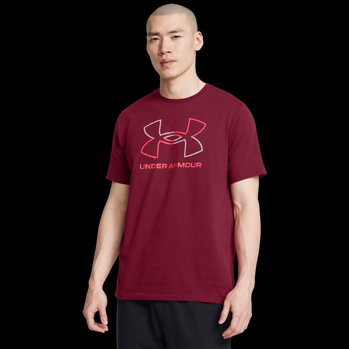 Under Armour Mænds - Foundation Shortsleeve - Cardinal Red M