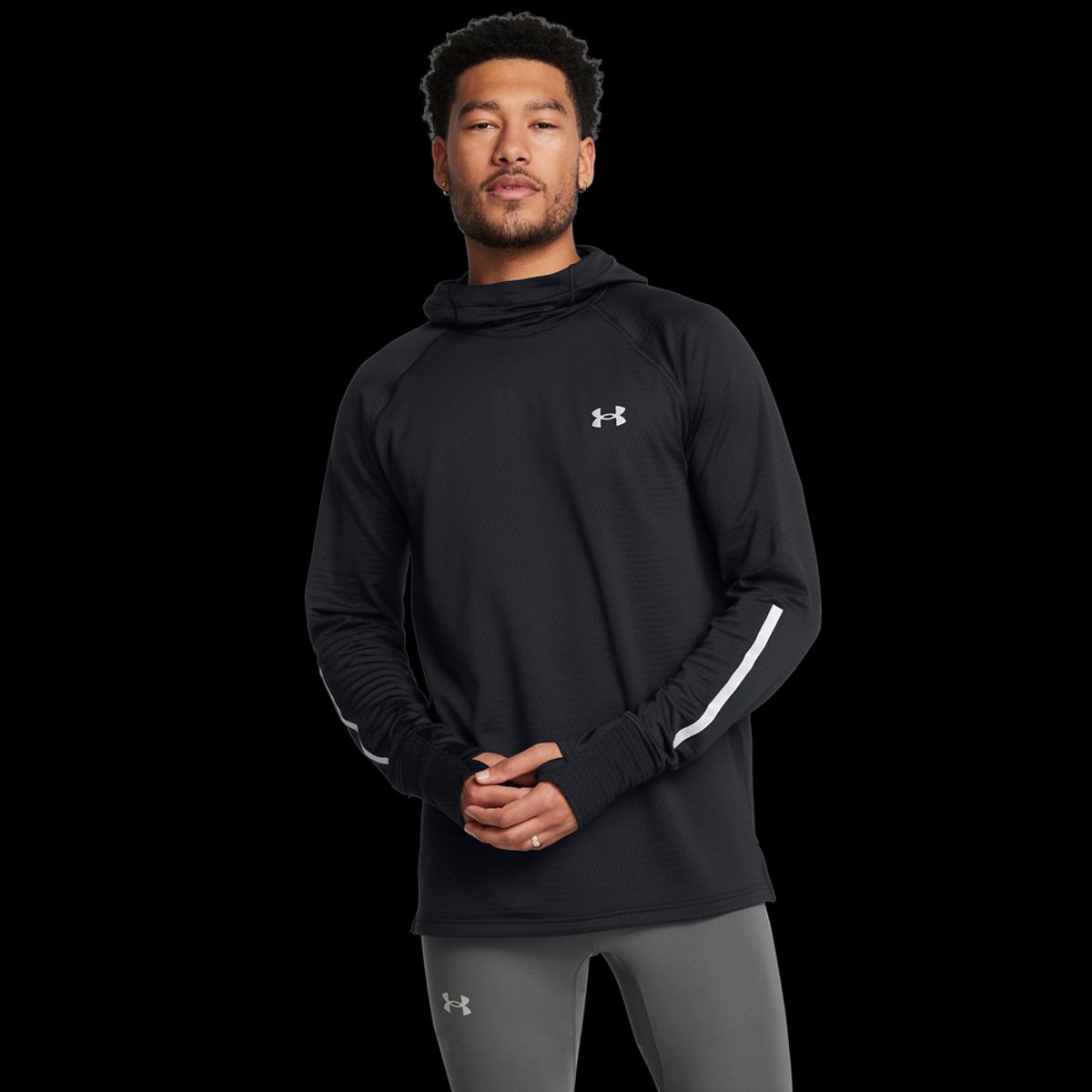 Under Armour Mænds - Launch Elite Cold Weather Balaclava Hoody - Black XL