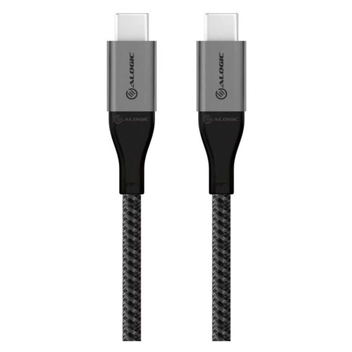 Alogic Ultra USB-C til USB-C 100W PD 30cm kabel, Space Grey