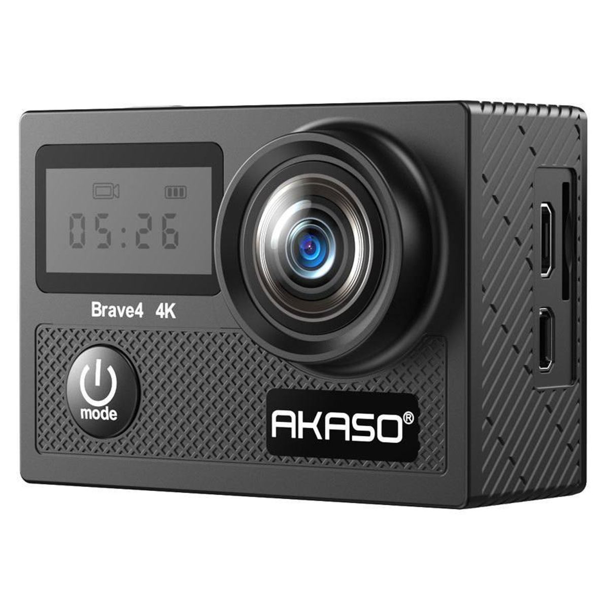 REFURBISHED AKASO Brave 4 Ultra HD 4K Wifi action kamera med digital zoom