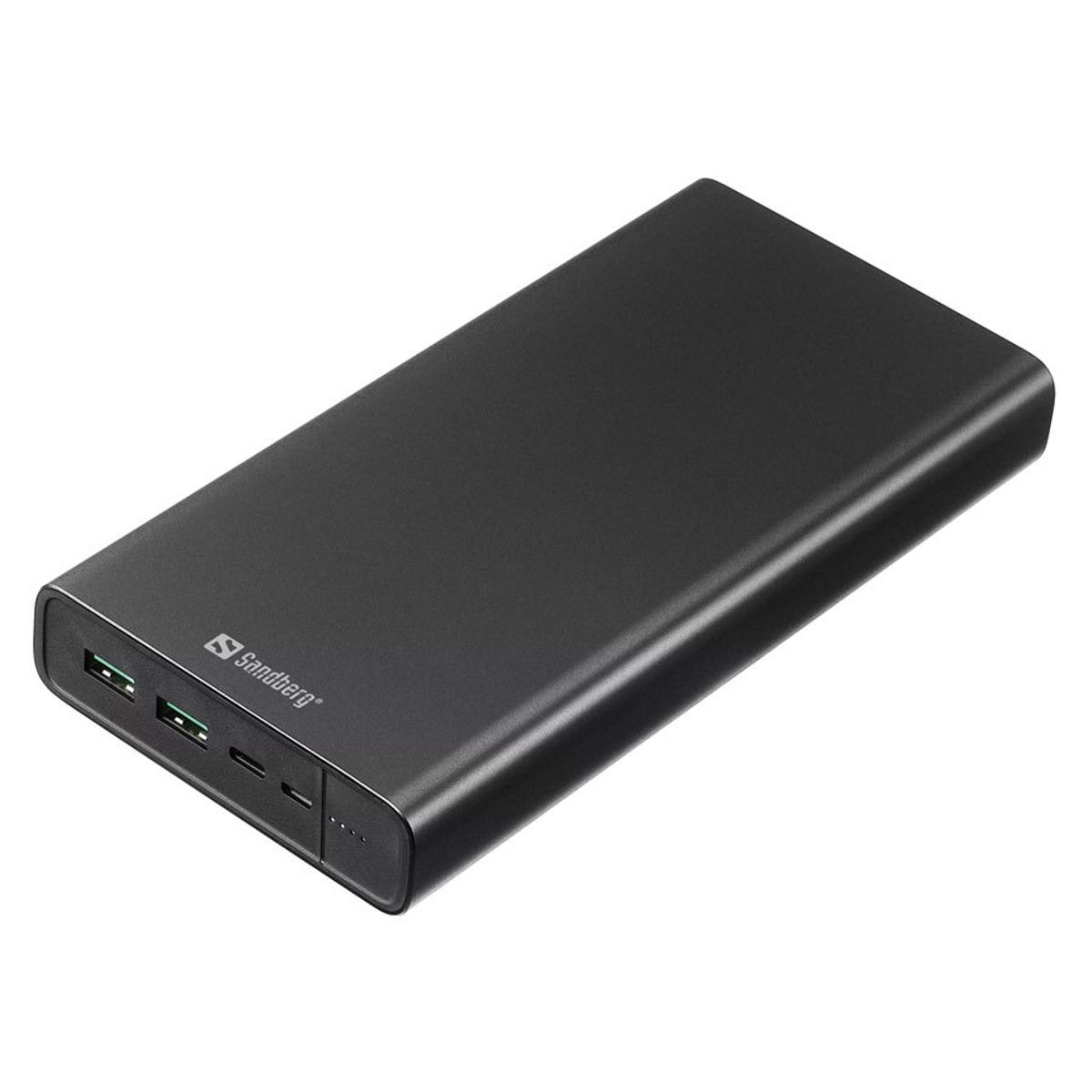 Sandberg USB-C PD 100W 38400 mAh Powerbank, Sort