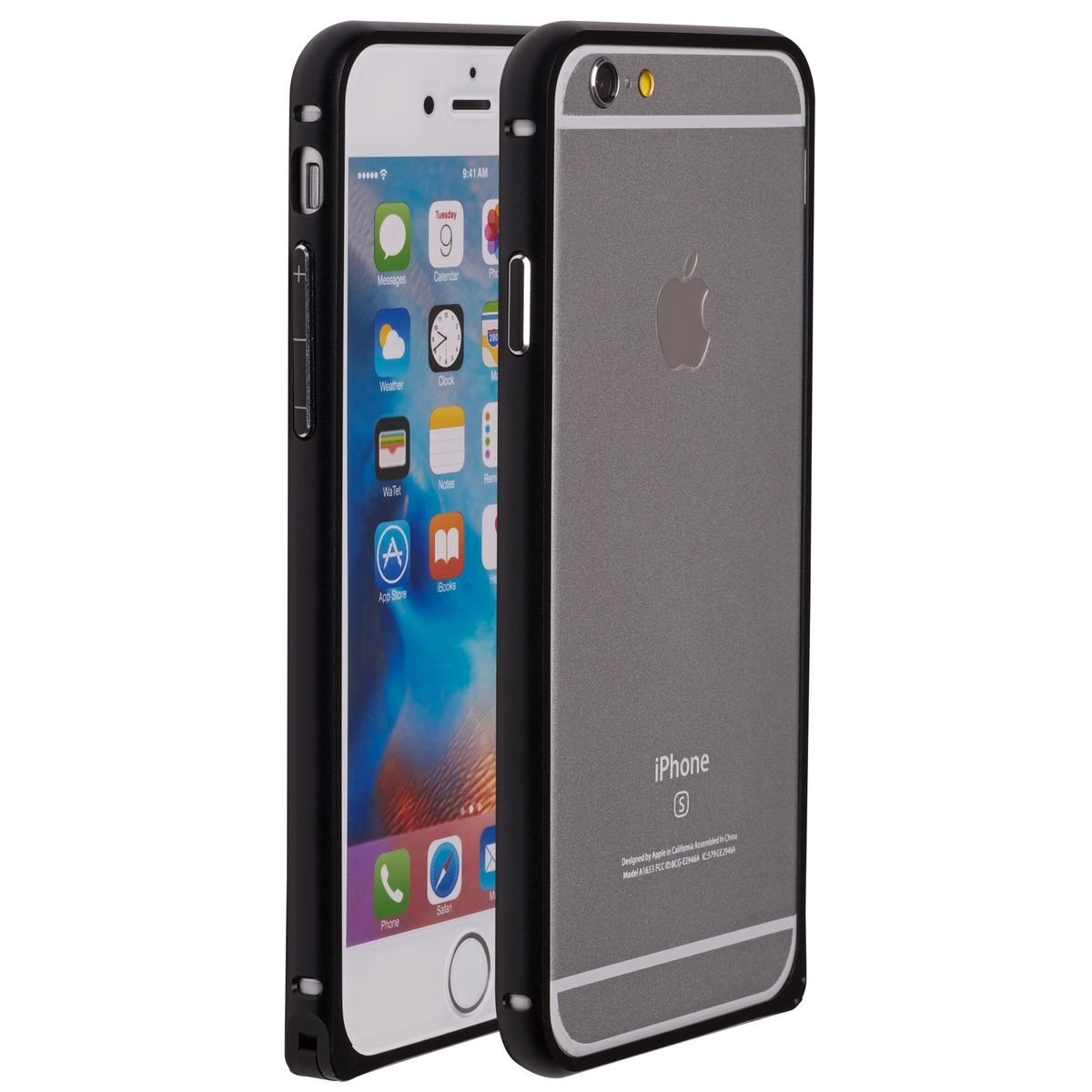 iPhone 6/7/8 Plus metal bumper, Sort