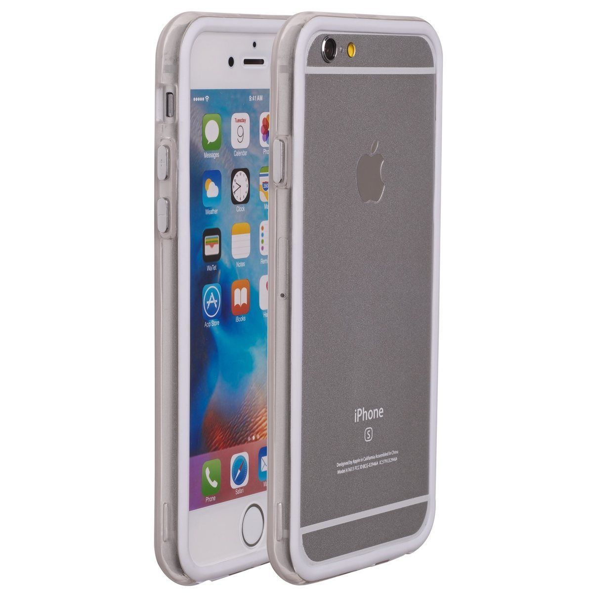 iPhone 6/7/8/SE plastik bumper, Hvid