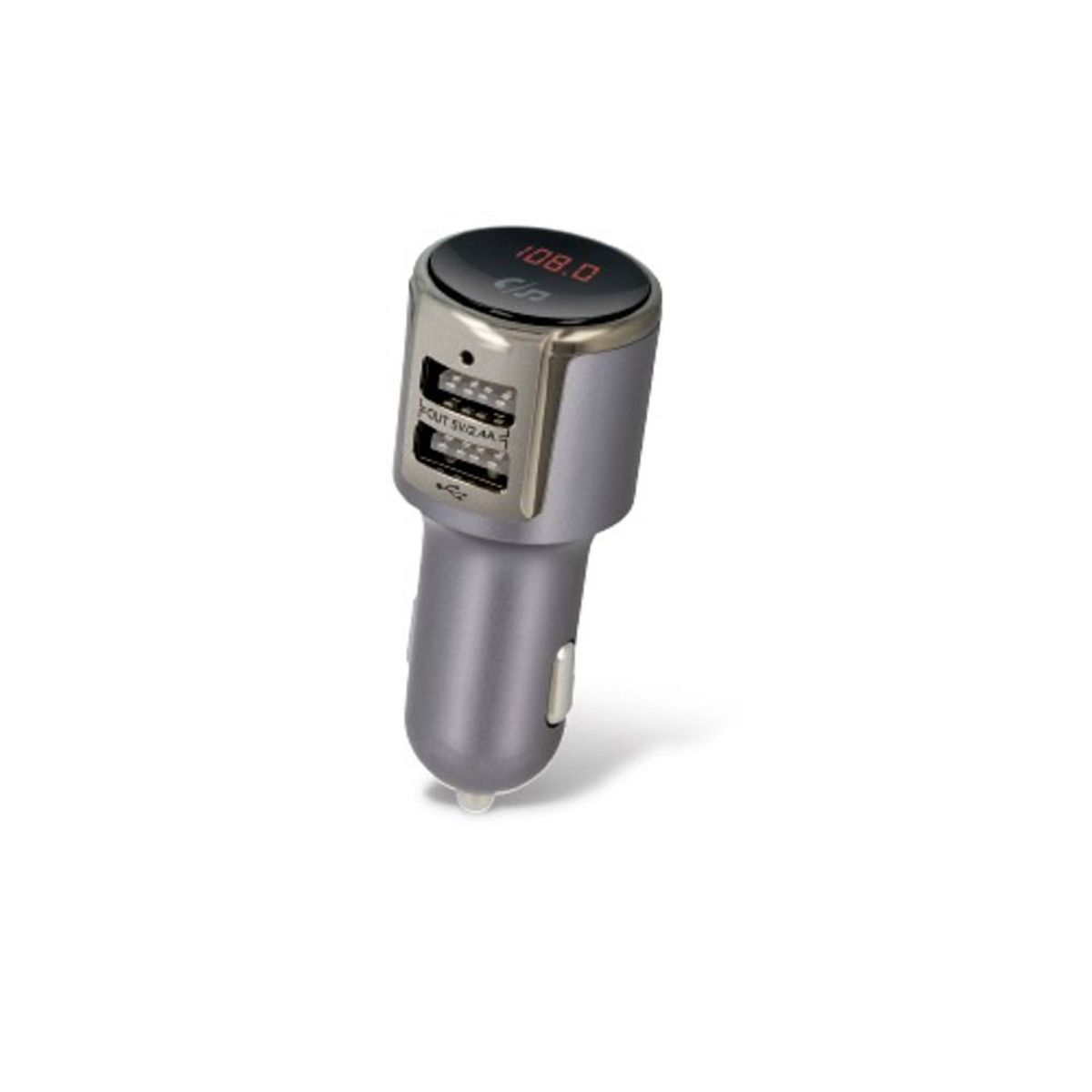 Forever Bluetooth FM transmitter og 2-port Car Charger, Sølv