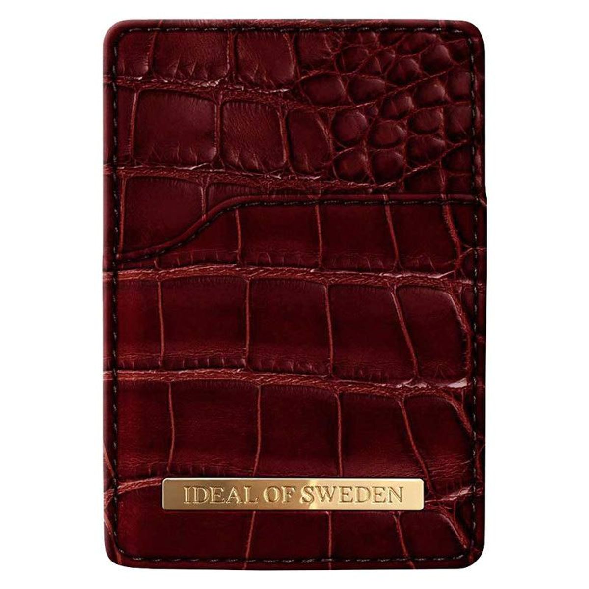 iDeal Of Sweden Magnetisk Kortholder til Cover, Claret Croco