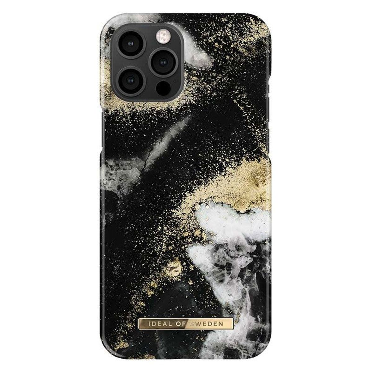 iDeal Of Sweden iPhone 12 Pro Max Fashion Cover, Black Galaxy Marble