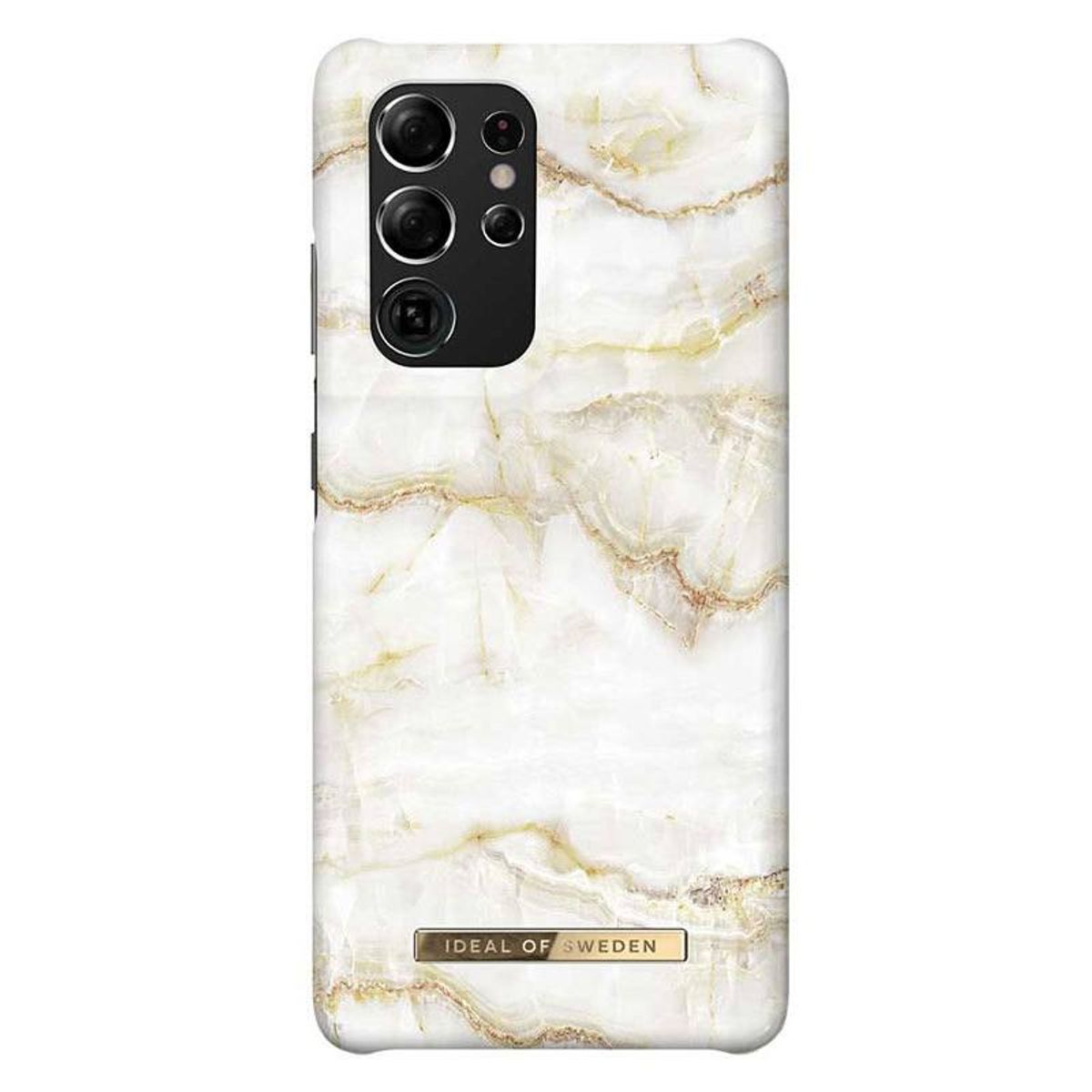 iDeal Of Sweden Samsung Galaxy S21 Ultra Fashion Cover, Golden Pearl Marble