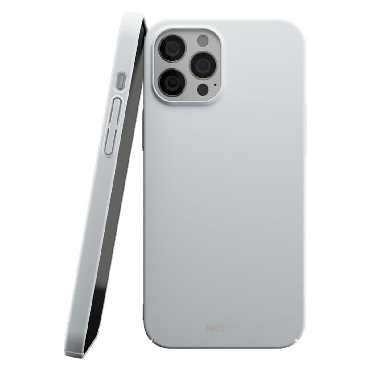 Nudient Thin V2 iPhone iPhone 12 Pro Max Cover, Pearl Grey