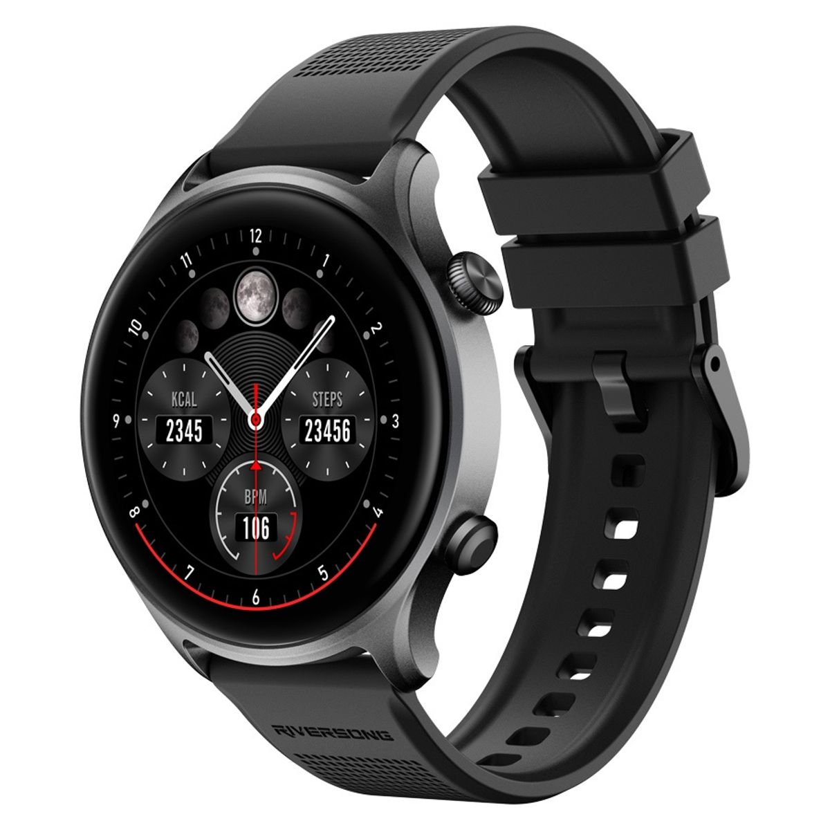 Riversong Motive 7C 1,52" Smartwatch, Space Grey