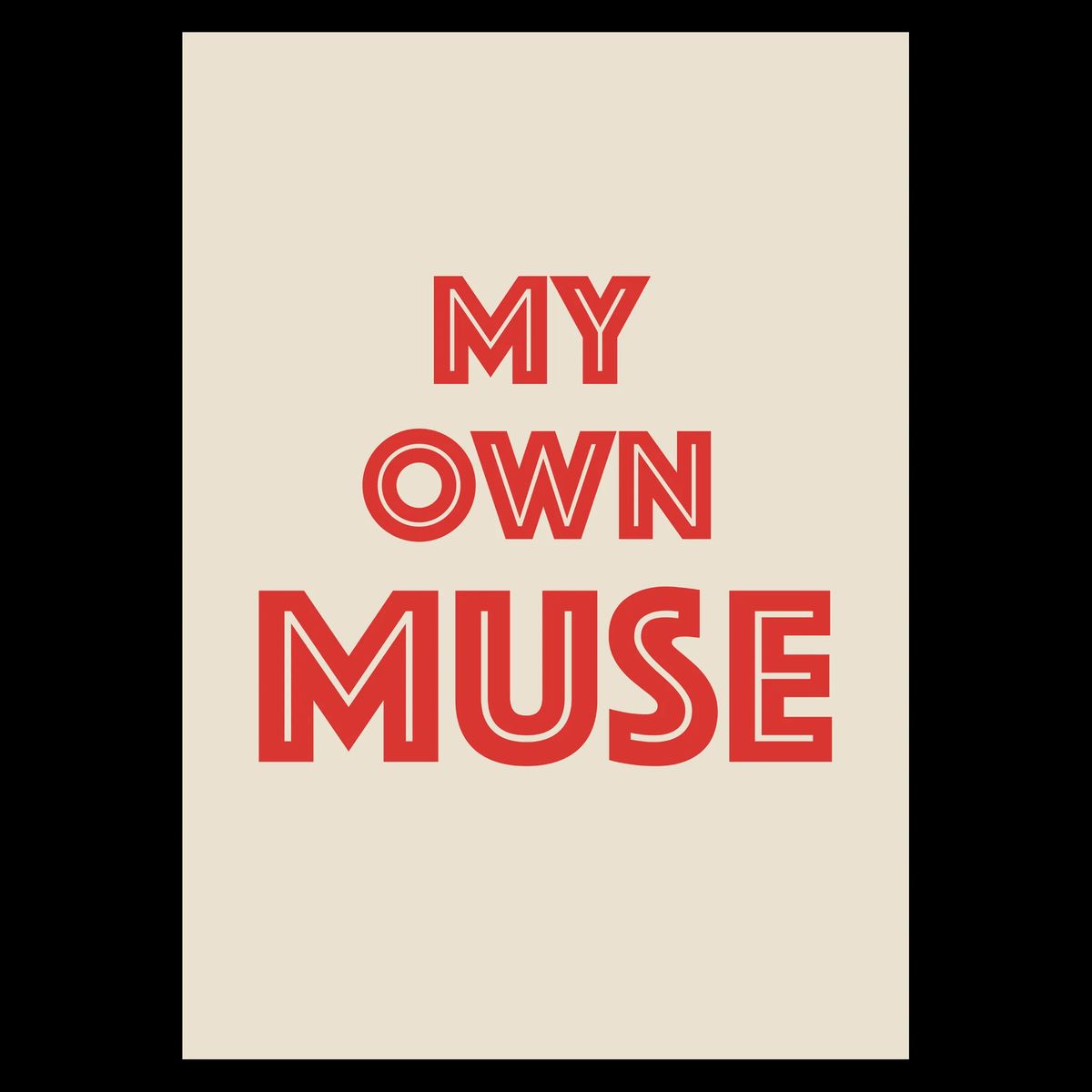 Muse No. 2 Plakat 21x30 cm (A4) / Ingen ramme