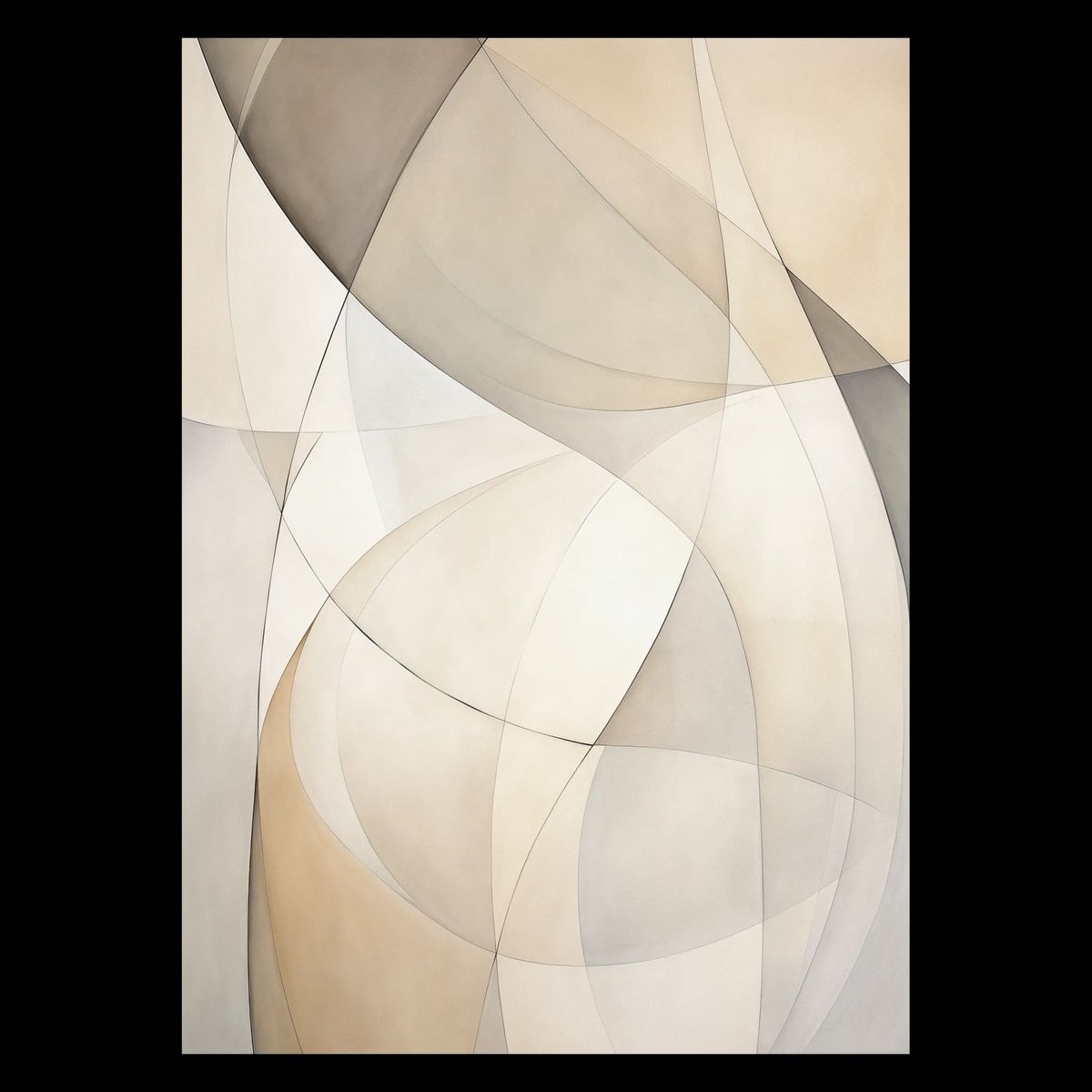 Abstractions Of Lightness No. 9 Plakat 42x60 (A2) / Egetræ