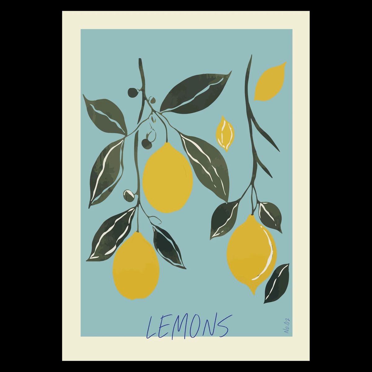 Lemons Plakat 70x100 cm (B1) / Ingen ramme