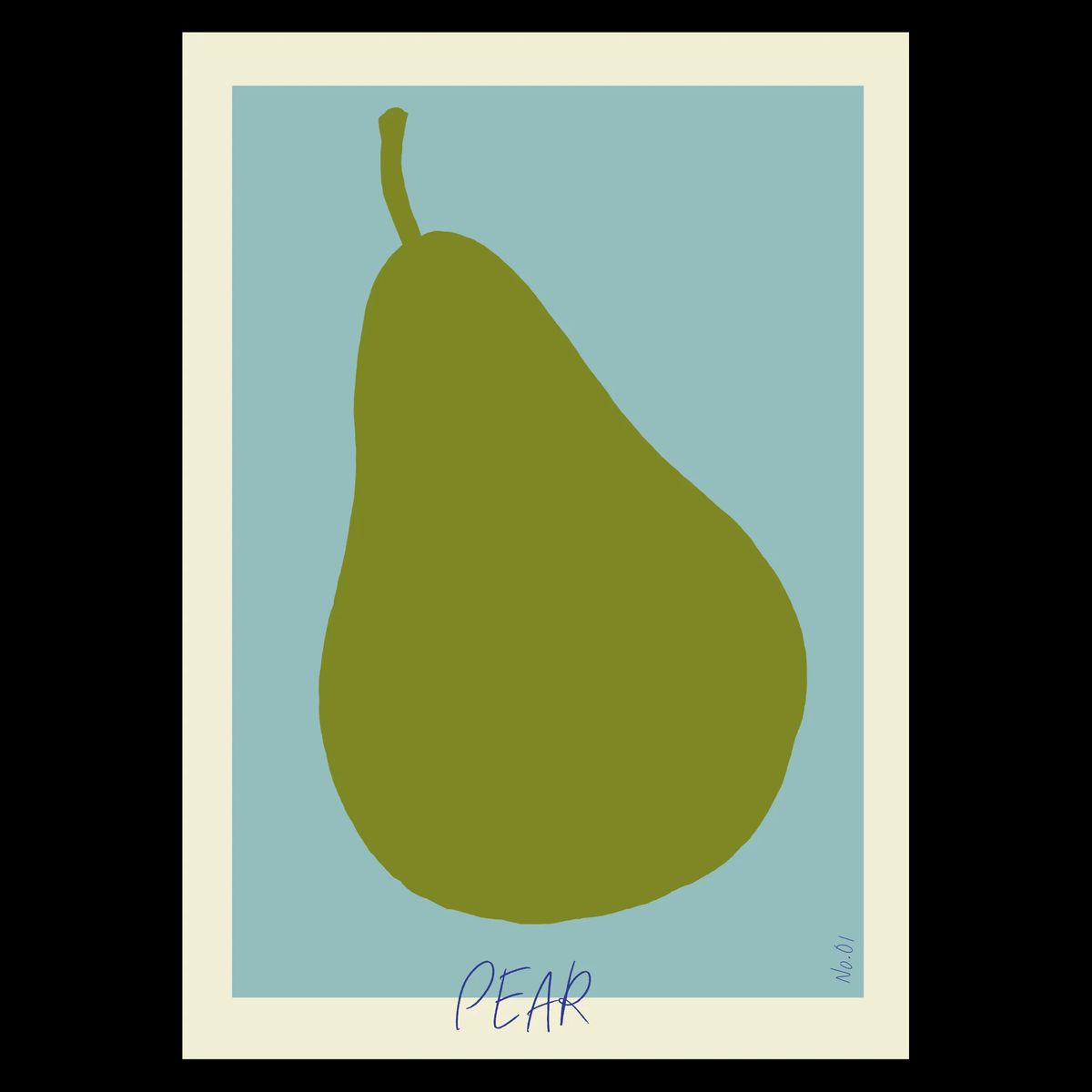 Pear No. 1 Plakat 35x50 cm (B3) / Egetræ