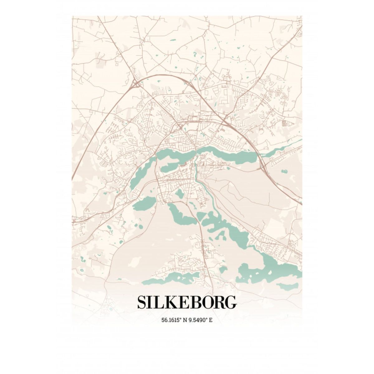 Silkeborg 42x60 cm (A2)