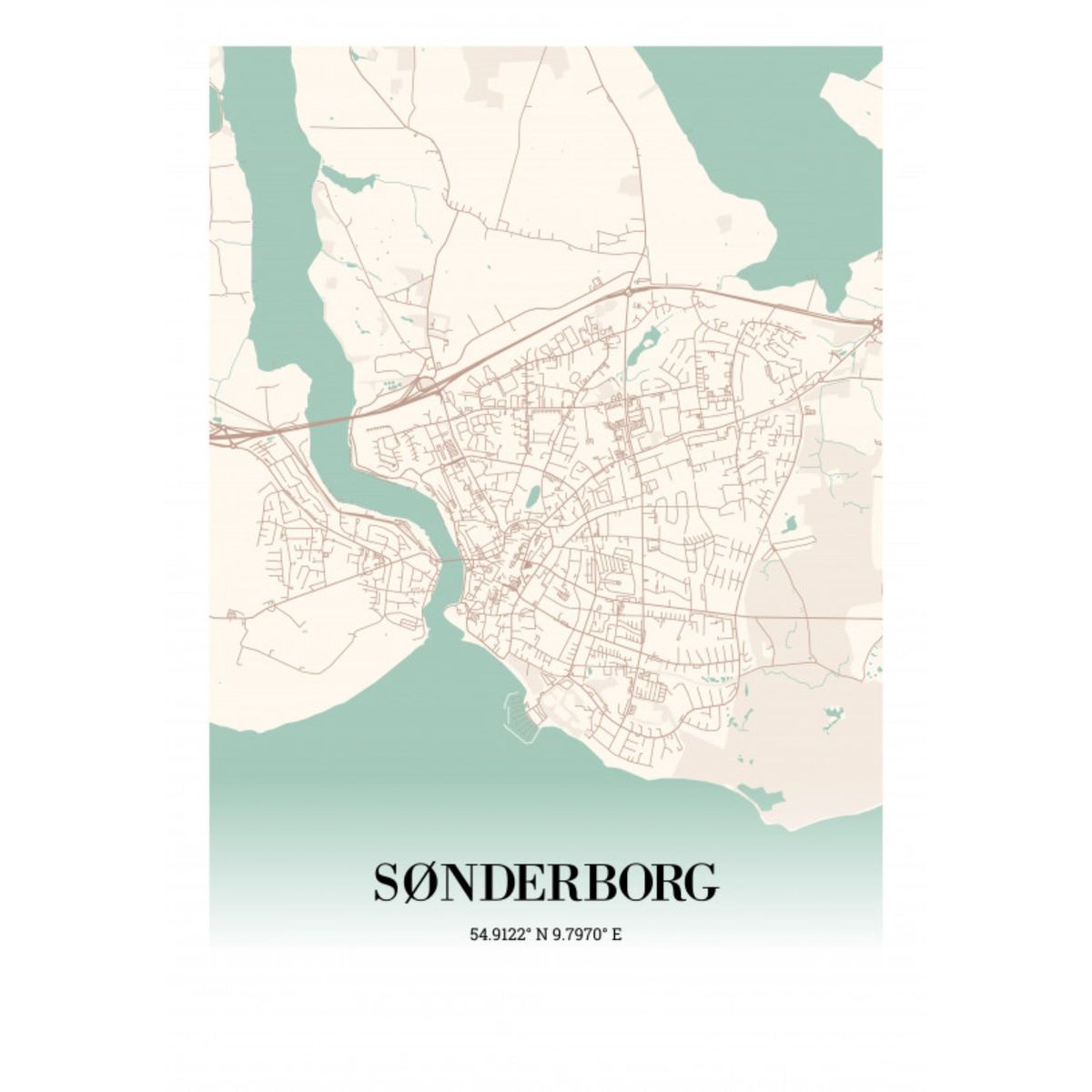 Sønderborg 70x100 cm (B1)