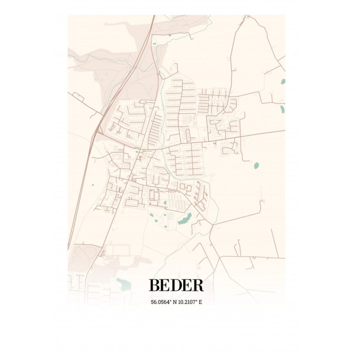 Beder 60x84 cm (A1)