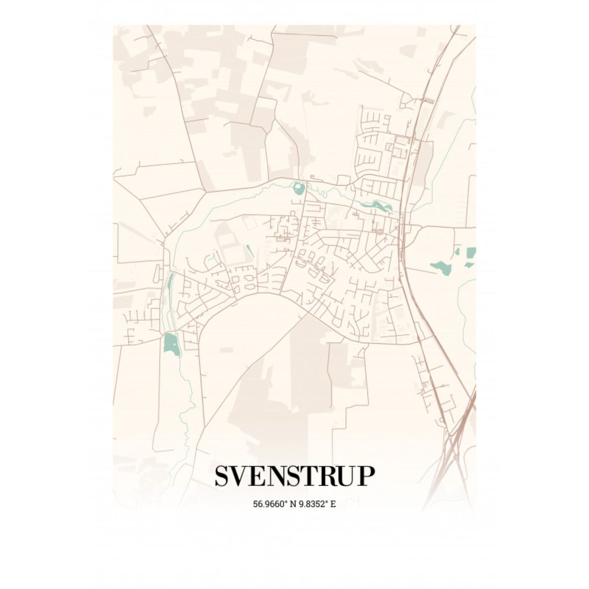 Svenstrup 35x50 cm (B3)