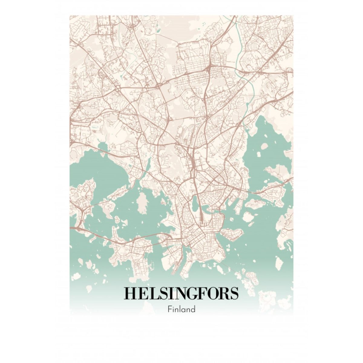 Helsingfors - Finland 70x100 cm (B1)