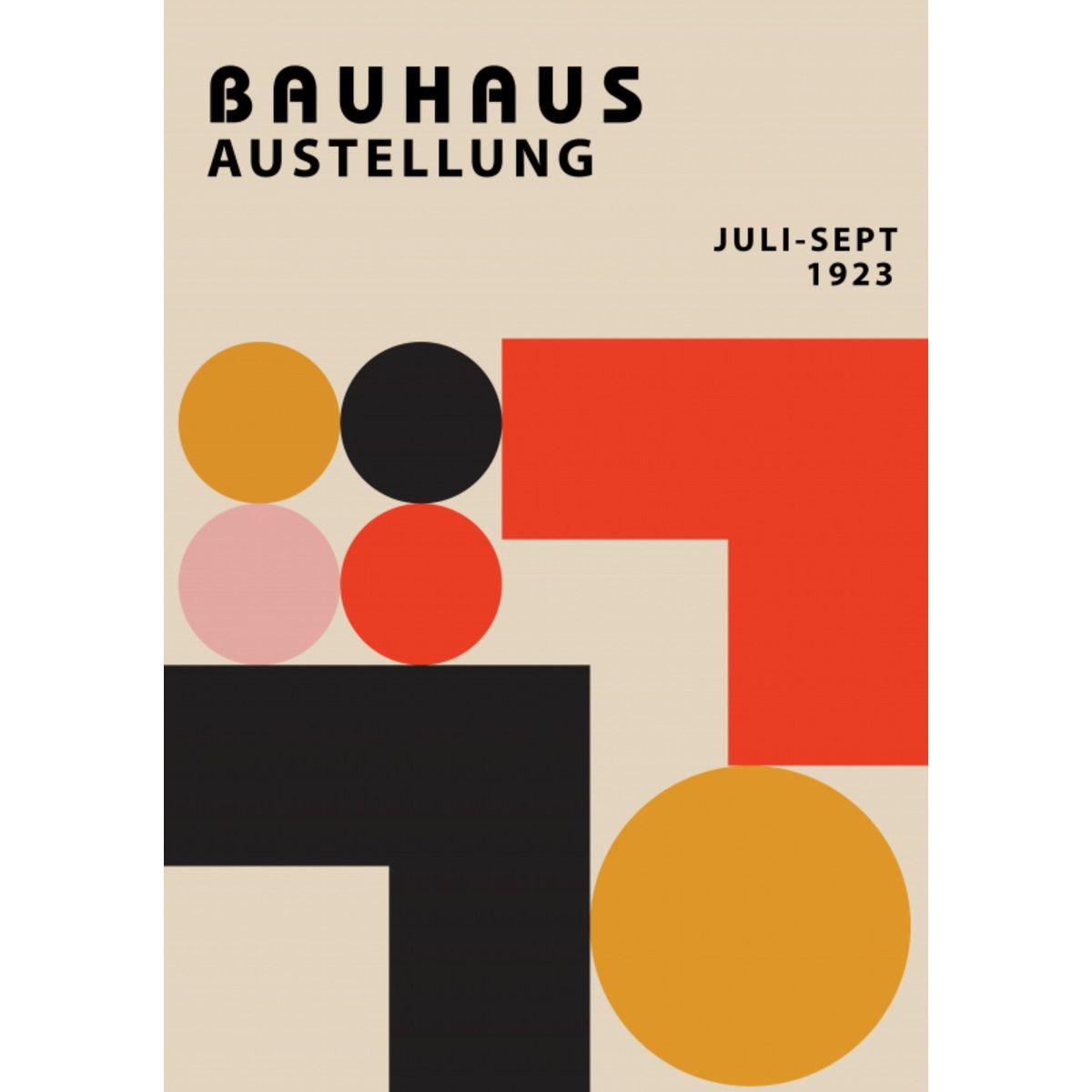 Bauhaus no 1 21x30cm (A4)