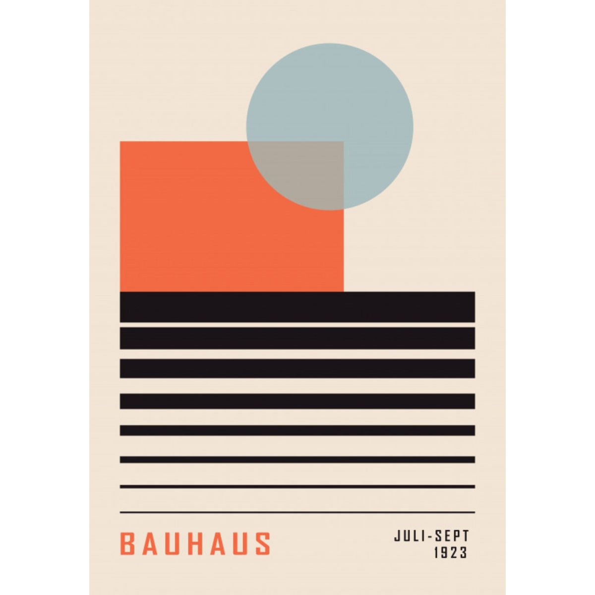 Bauhaus no 2 35x50 cm (B3)