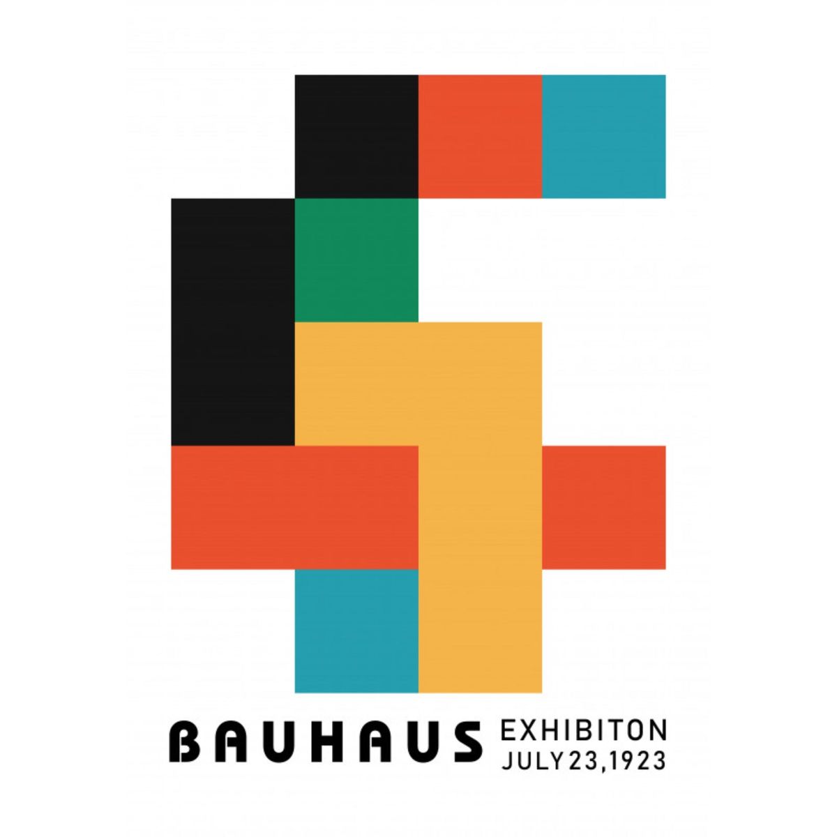 Bauhaus no 4 60x84 cm (A1)