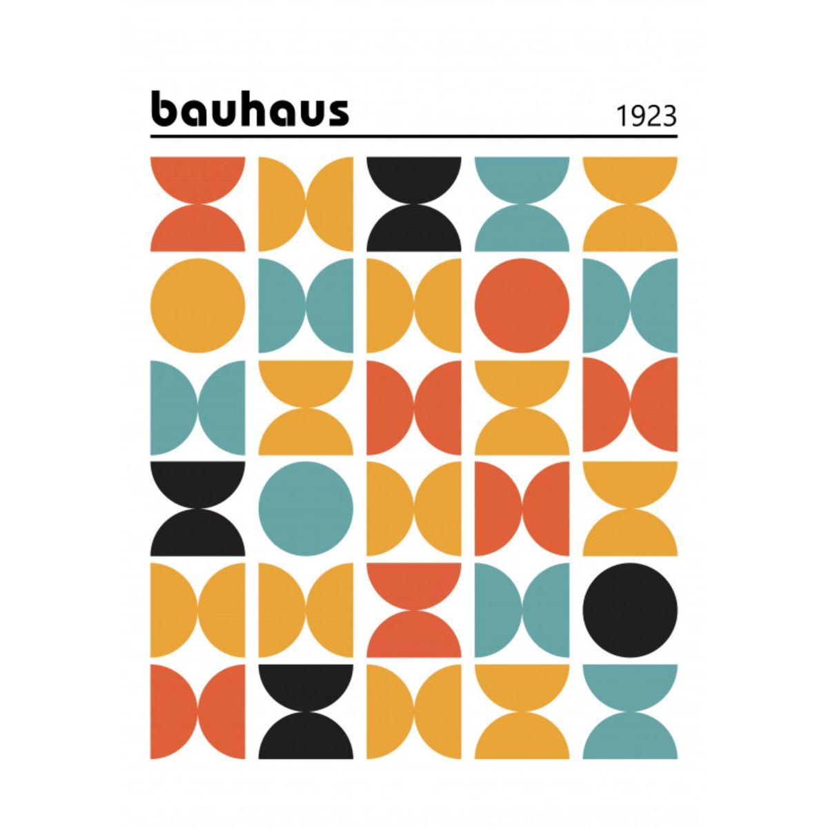 Bauhaus no 5 42x60 cm (A2)