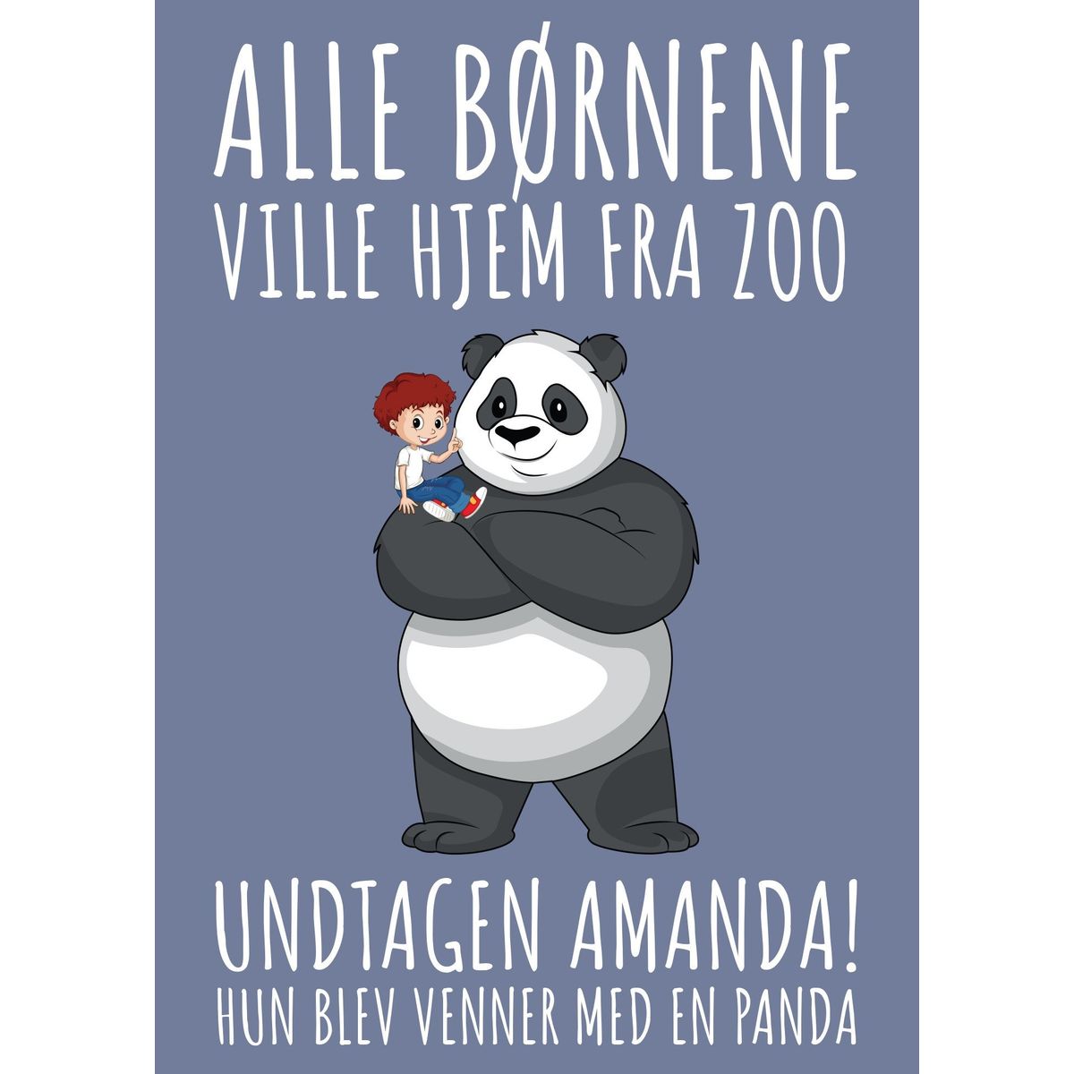 Alle Børnene - Panda Amanda 21x30cm (A4)