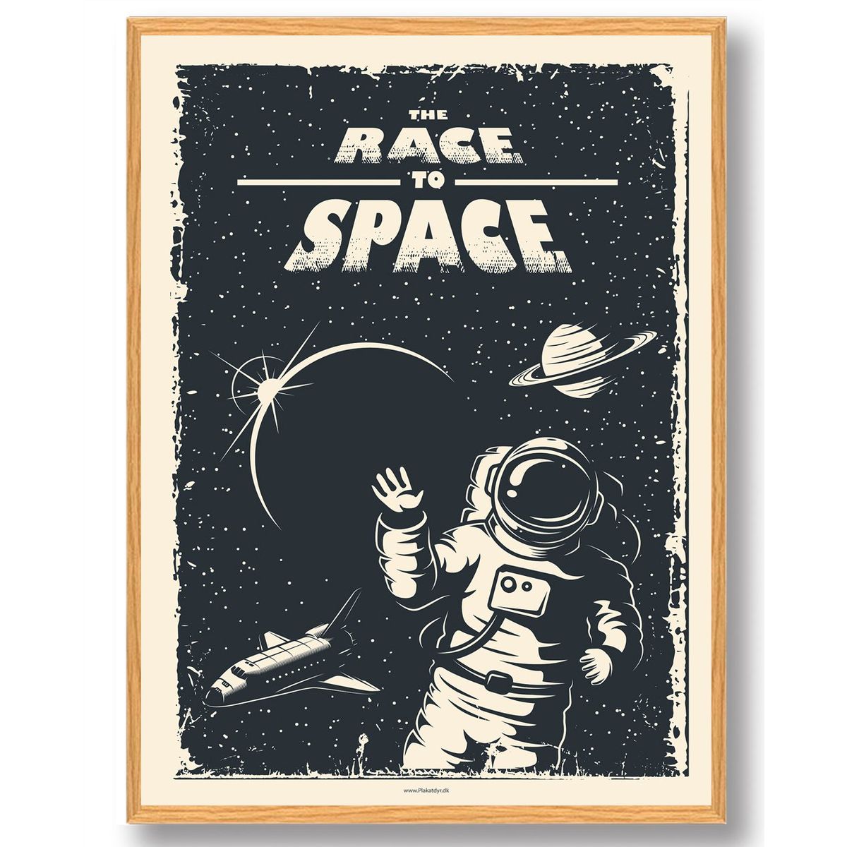 Race to space - plakat (Størrelse: L - 50x70cm (B2))