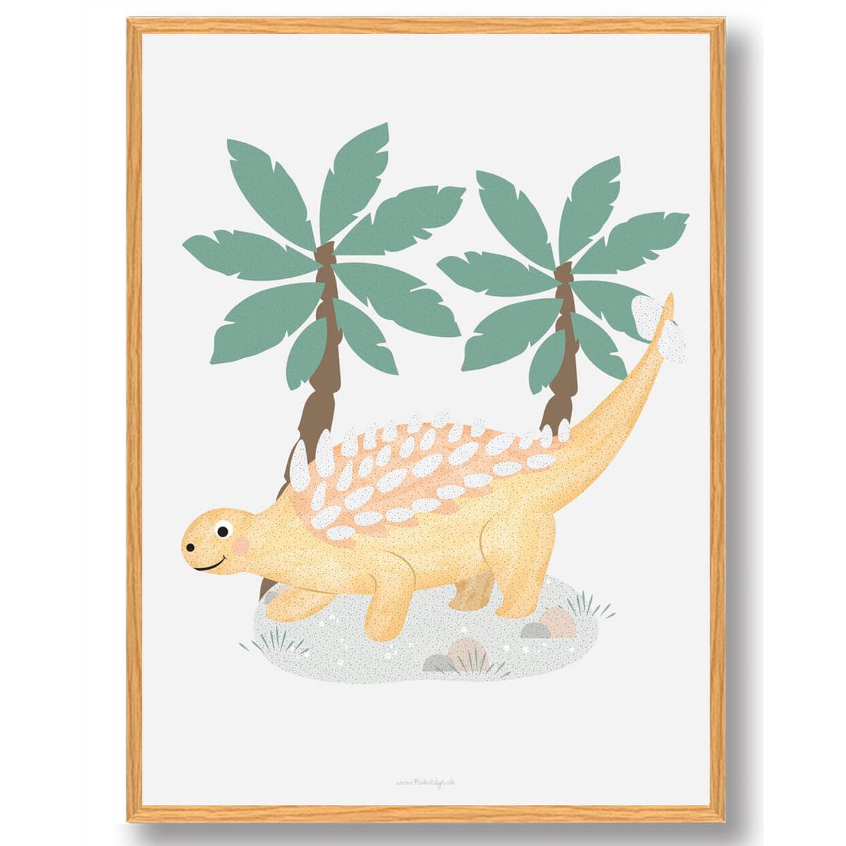 Dinosaur plakat (Størrelse: L - 50x70cm (B2))