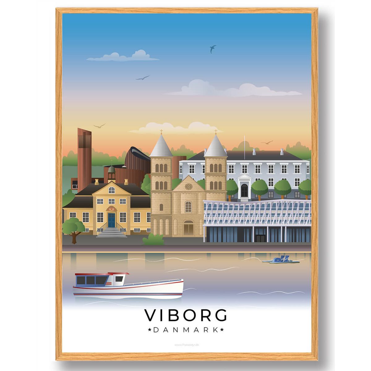 Viborg plakat (RESTPARTI) (Størrelse: L - 50x70cm (B2))