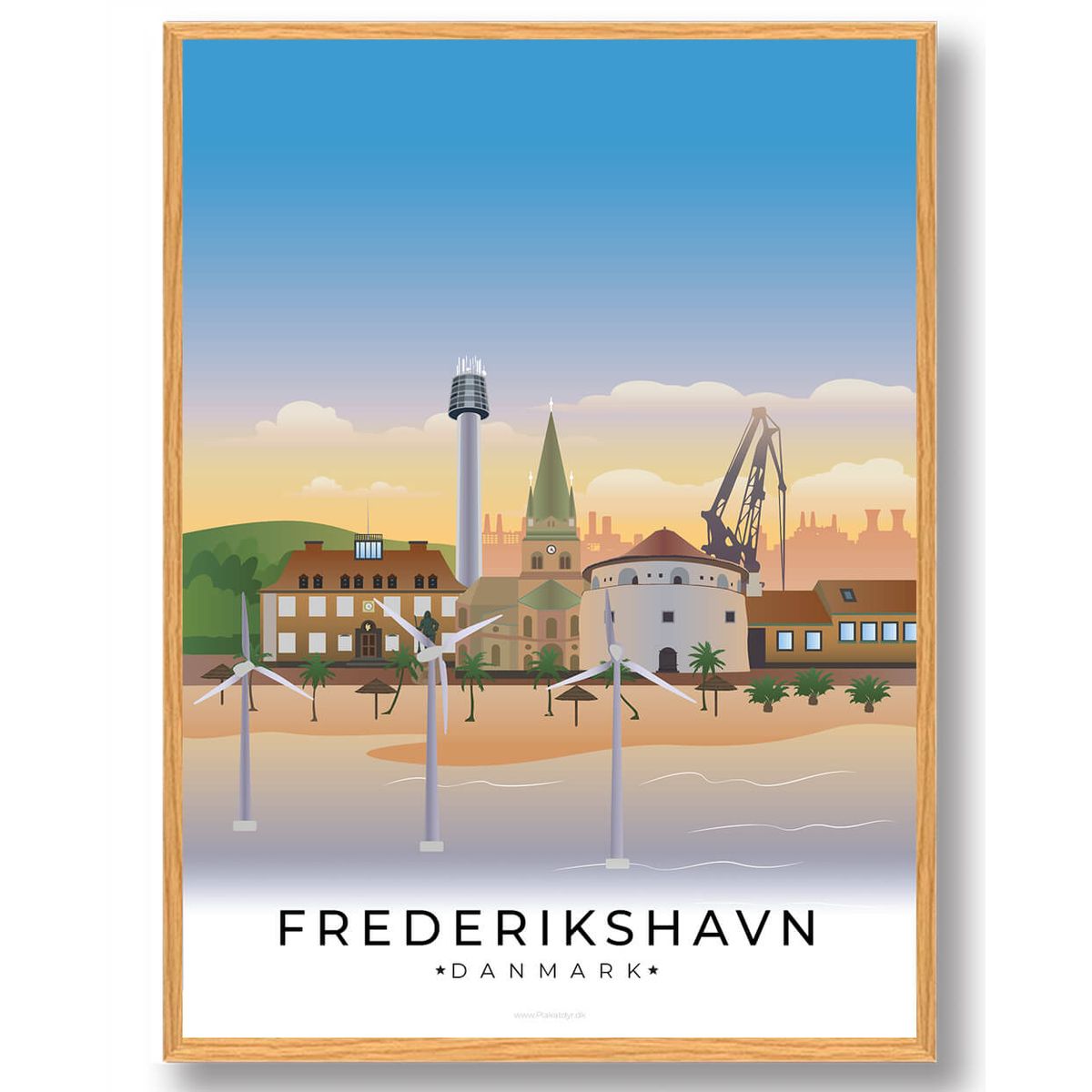 Frederikshavn plakat (RESTPARTI) (Størrelse: M - 30x40cm)