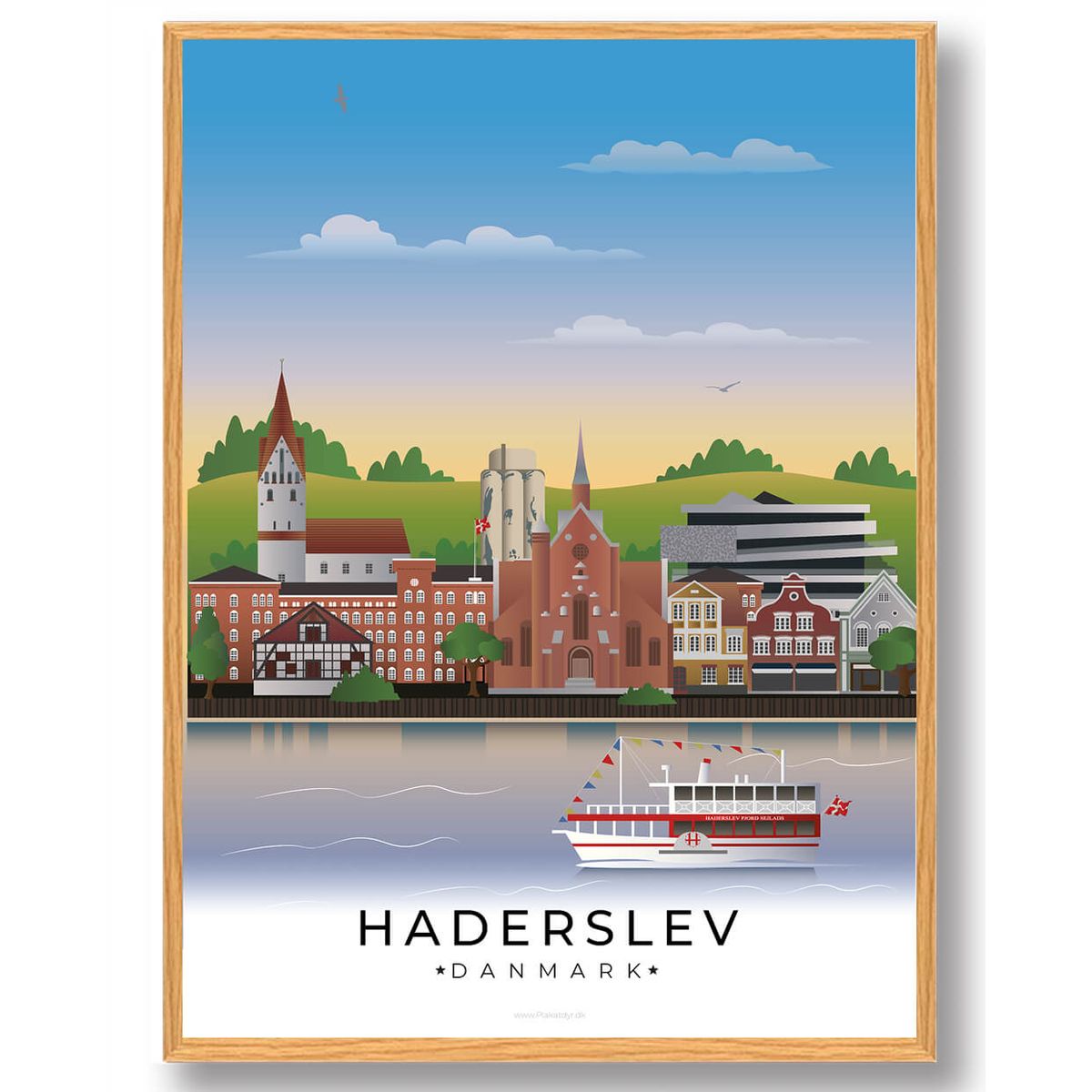 Haderslev plakat (RESTPARTI) (Størrelse: L - 50x70cm (B2))