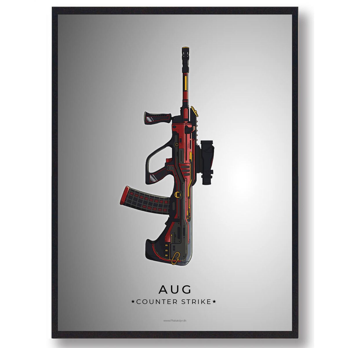 AUG - CS gamerplakater (Størrelse: L - 50x70cm (B2))