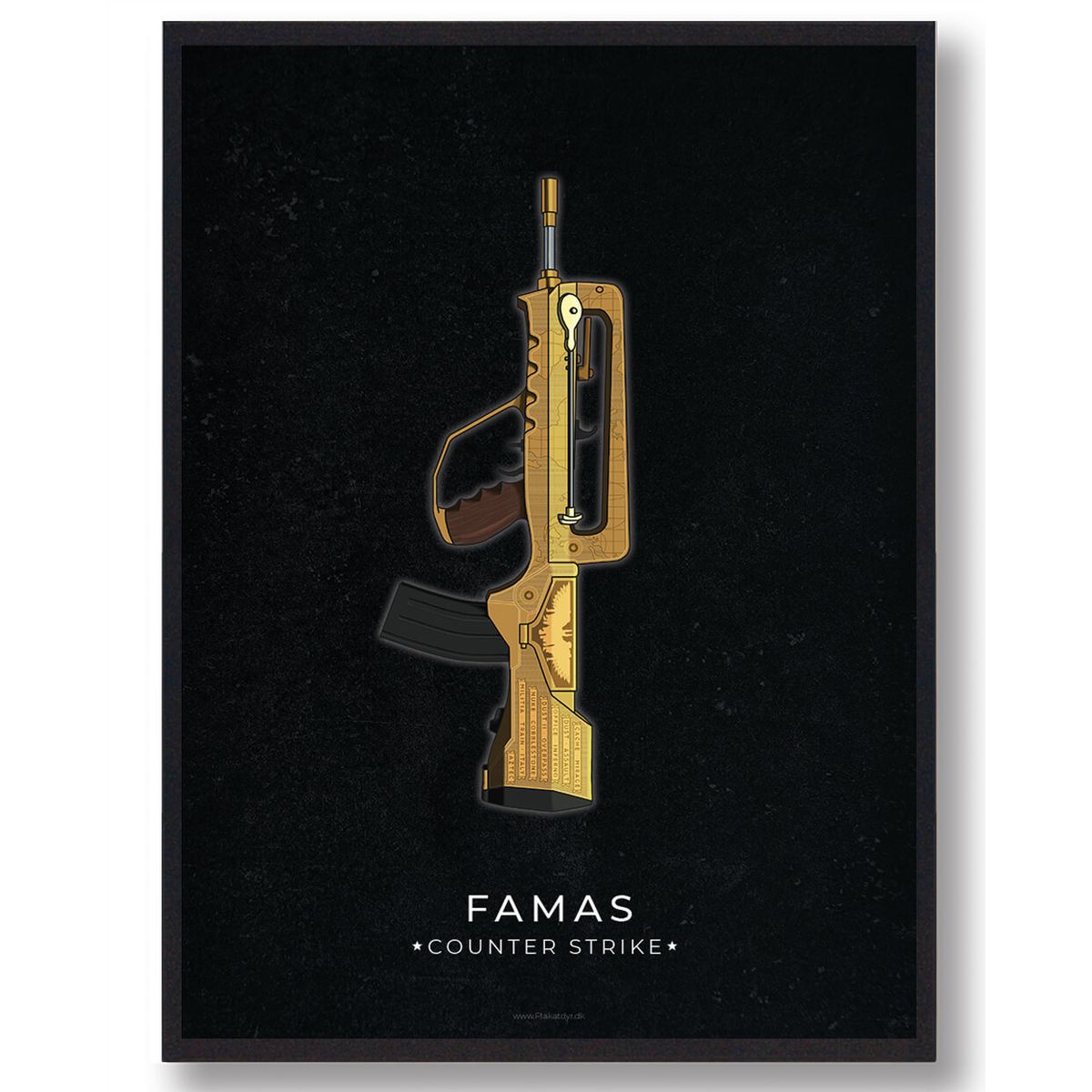 Famas - CS gamerplakater (Størrelse: L - 50x70cm (B2))