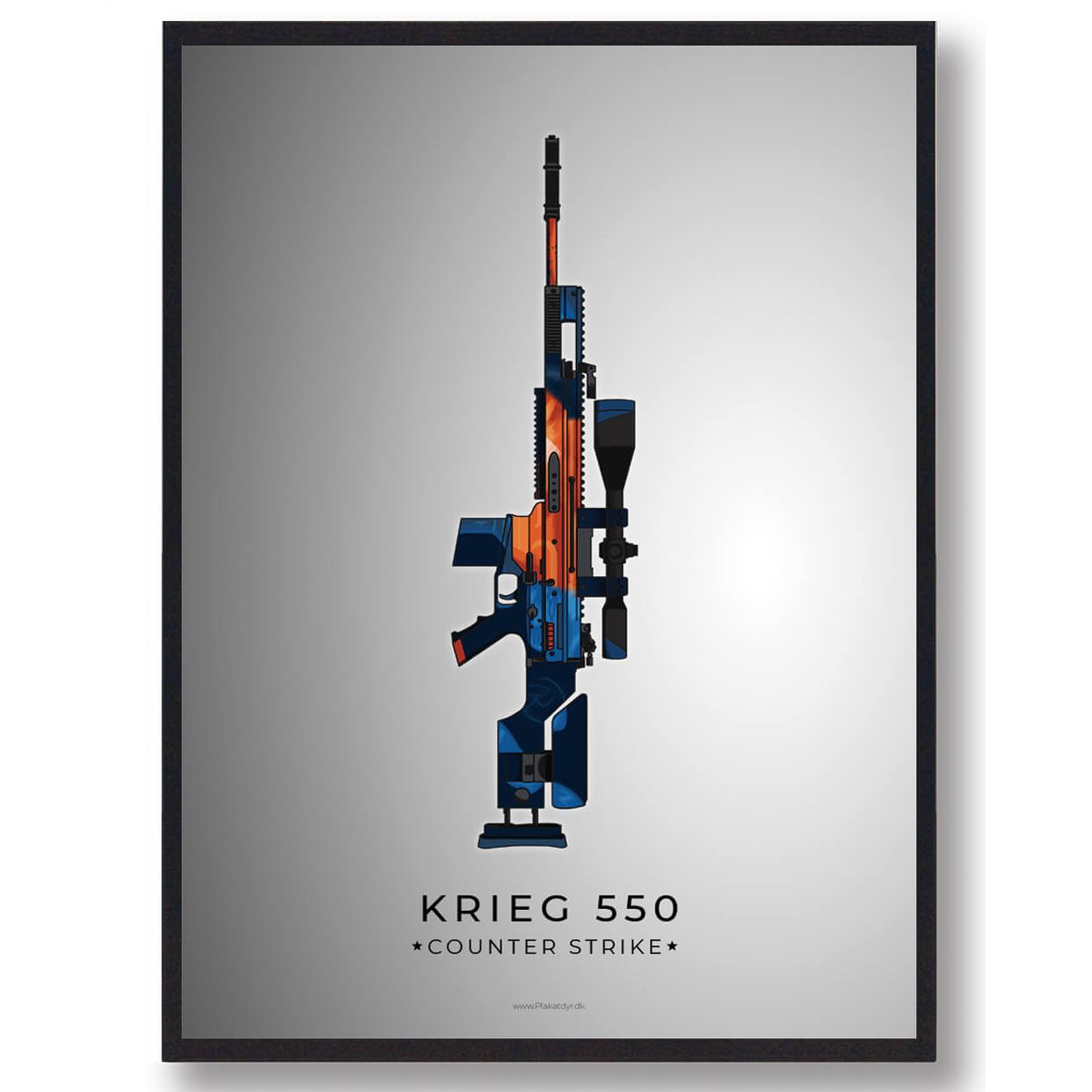 Krieg 550 - CS gamerplakater (Størrelse: L - 50x70cm (B2))