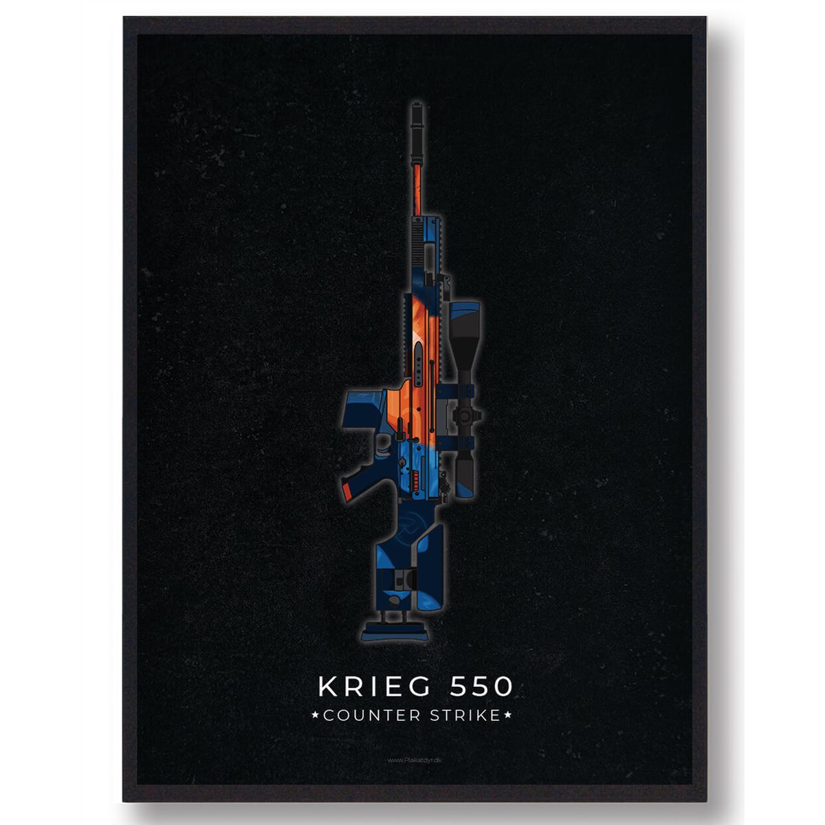 Krieg 550 - CS gamerplakater (Størrelse: L - 50x70cm (B2))