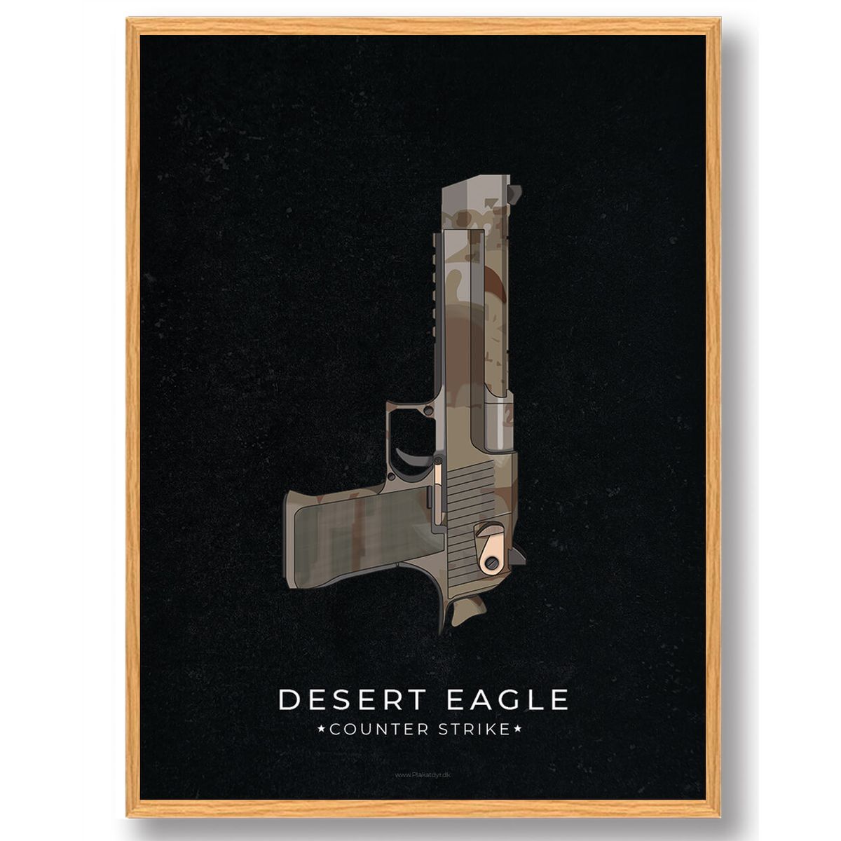 Desert Eagle - CS gamerplakater (Størrelse: L - 50x70cm (B2))