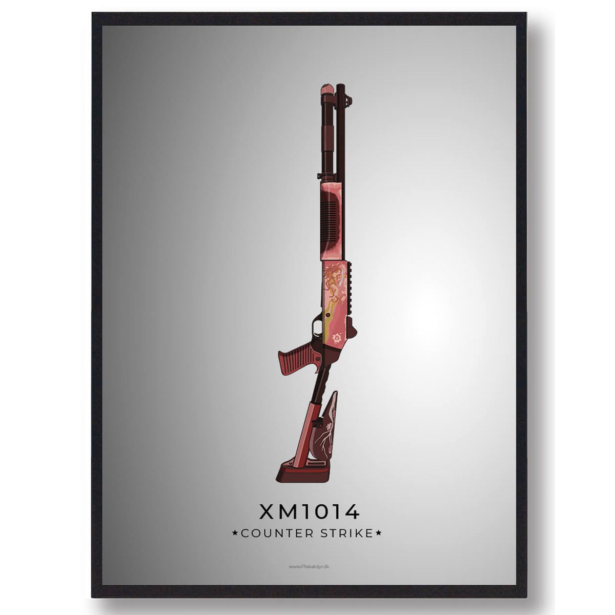 XM1014 - CS gamerplakater (Størrelse: L - 50x70cm (B2))