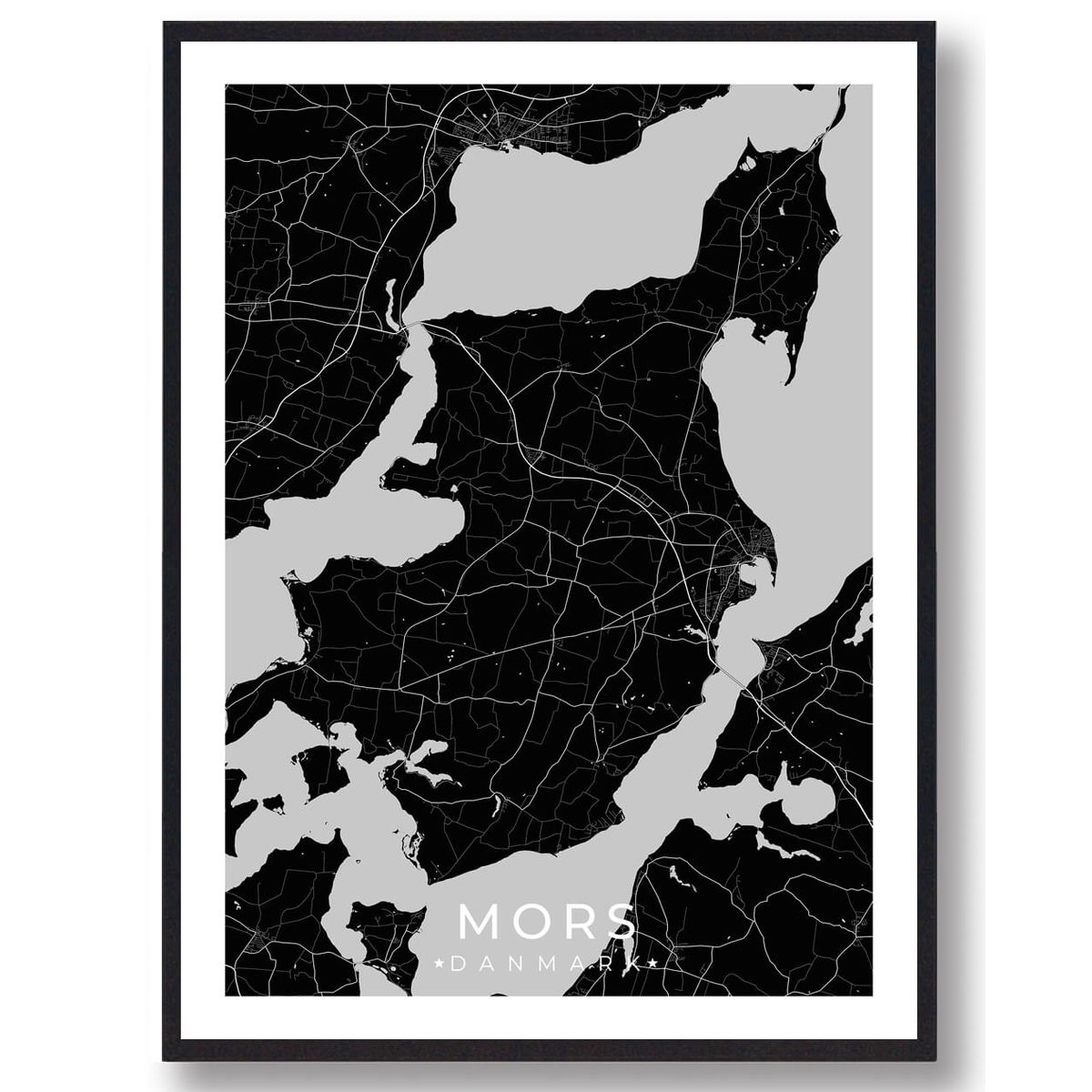 Mors plakat - sort (Størrelse: L - 50x70cm (B2))