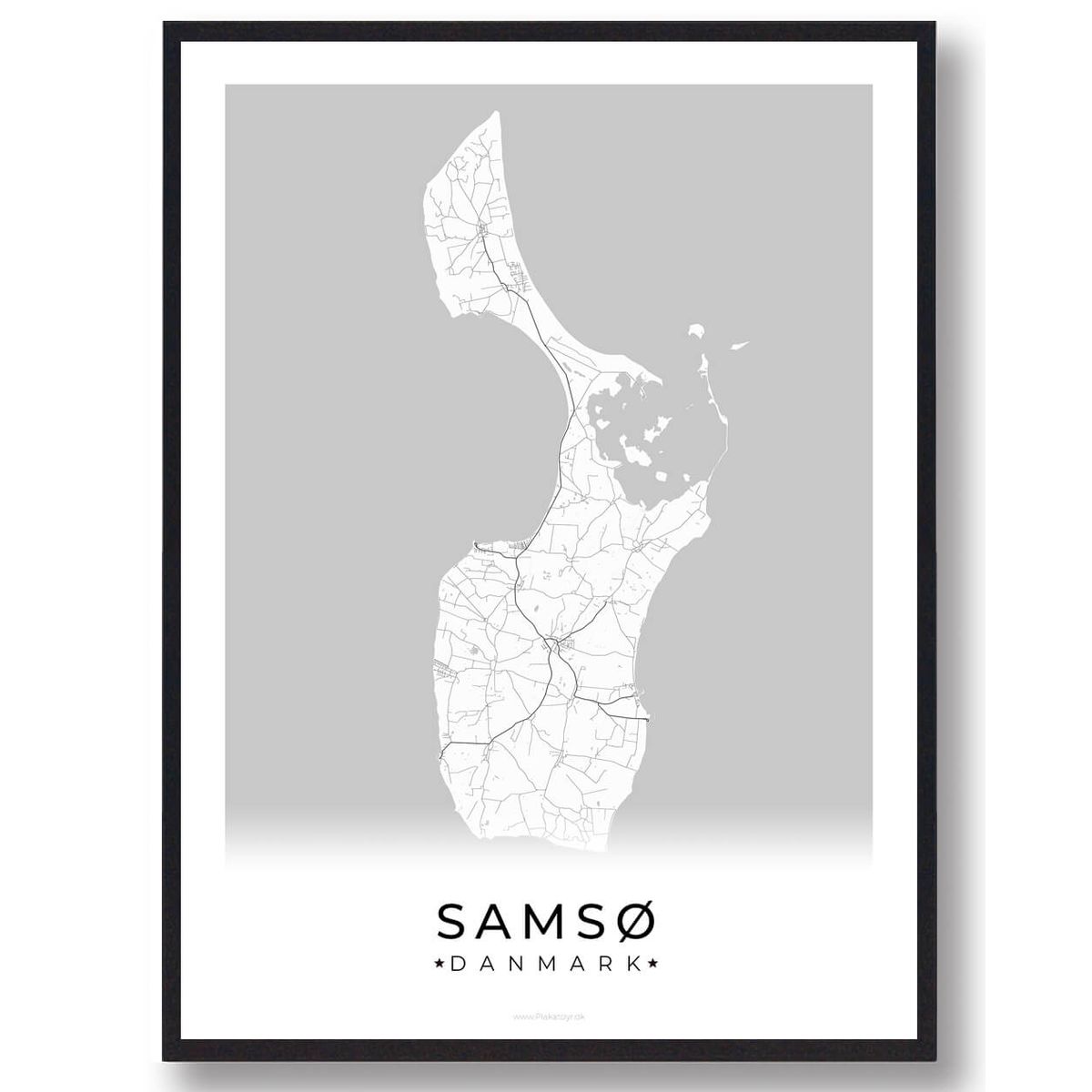 Samsø plakat (Størrelse: L - 50x70cm (B2))